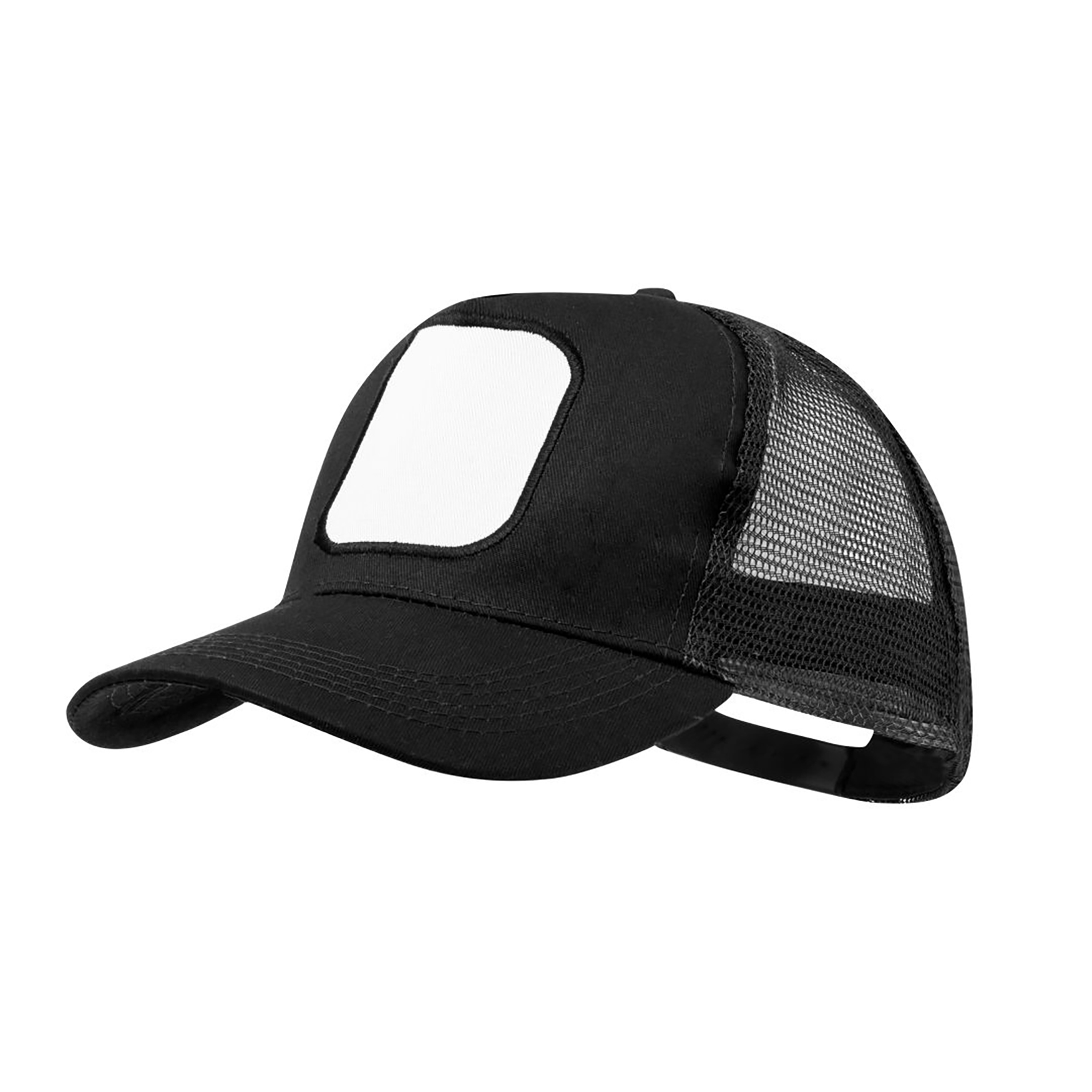 Casquette Trucker - Idéale pour sublimation | 5 panneaux | Filet arrière | Fermeture plastique