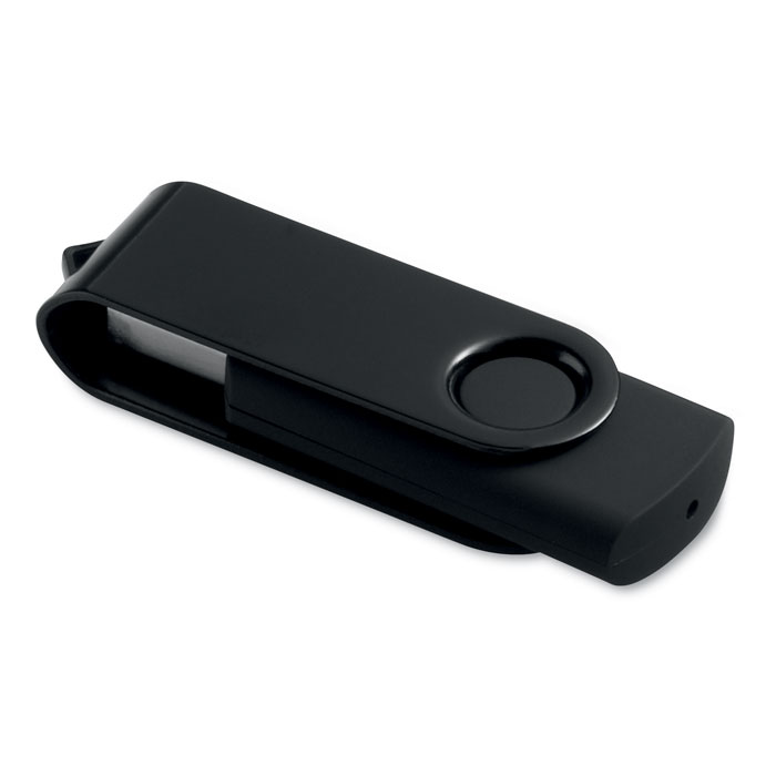 USB-Stick Rotodrive - Blacky | Farbige Kappe + Schwarzer Stick | 1-32 GB | Vollfarbe