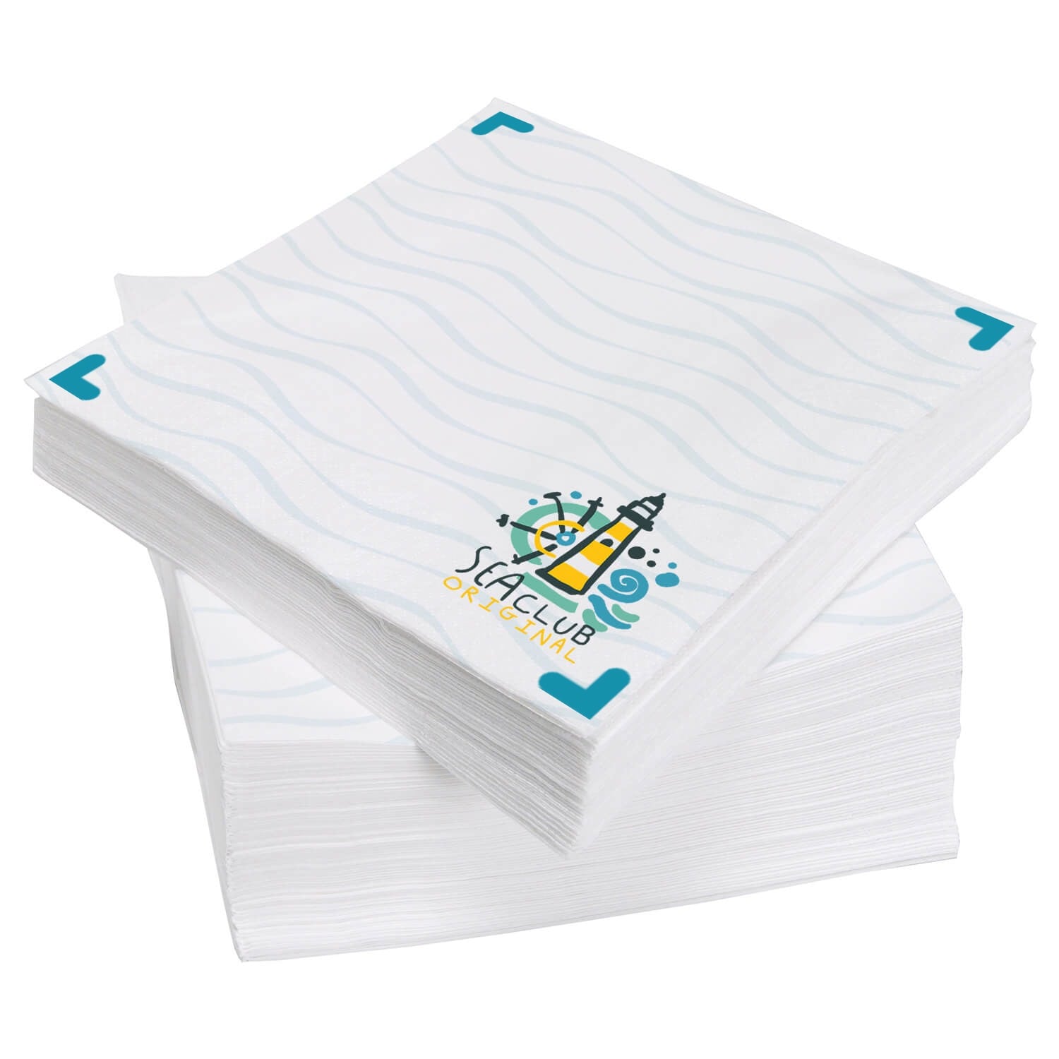 Tovaglioli da pranzo – 33 × 33 cm | 3 veli | a colori (full colour) | stampati su 1 quarto