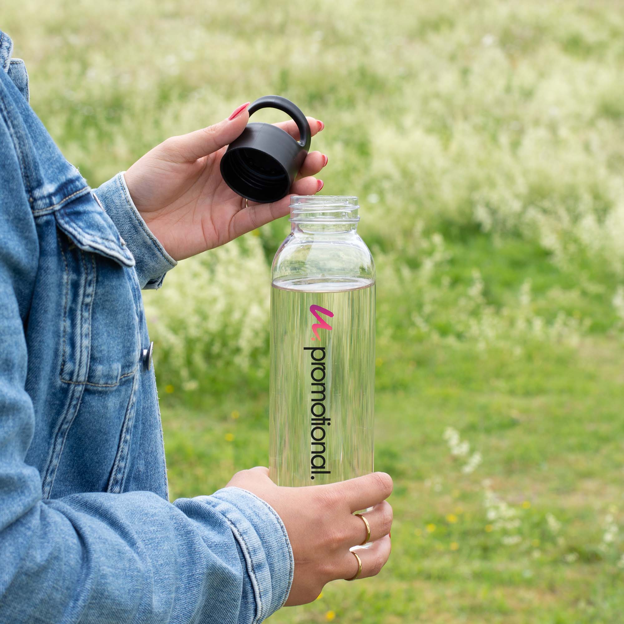 Sky waterfles - 650 ml | Transparant | Lekvrij