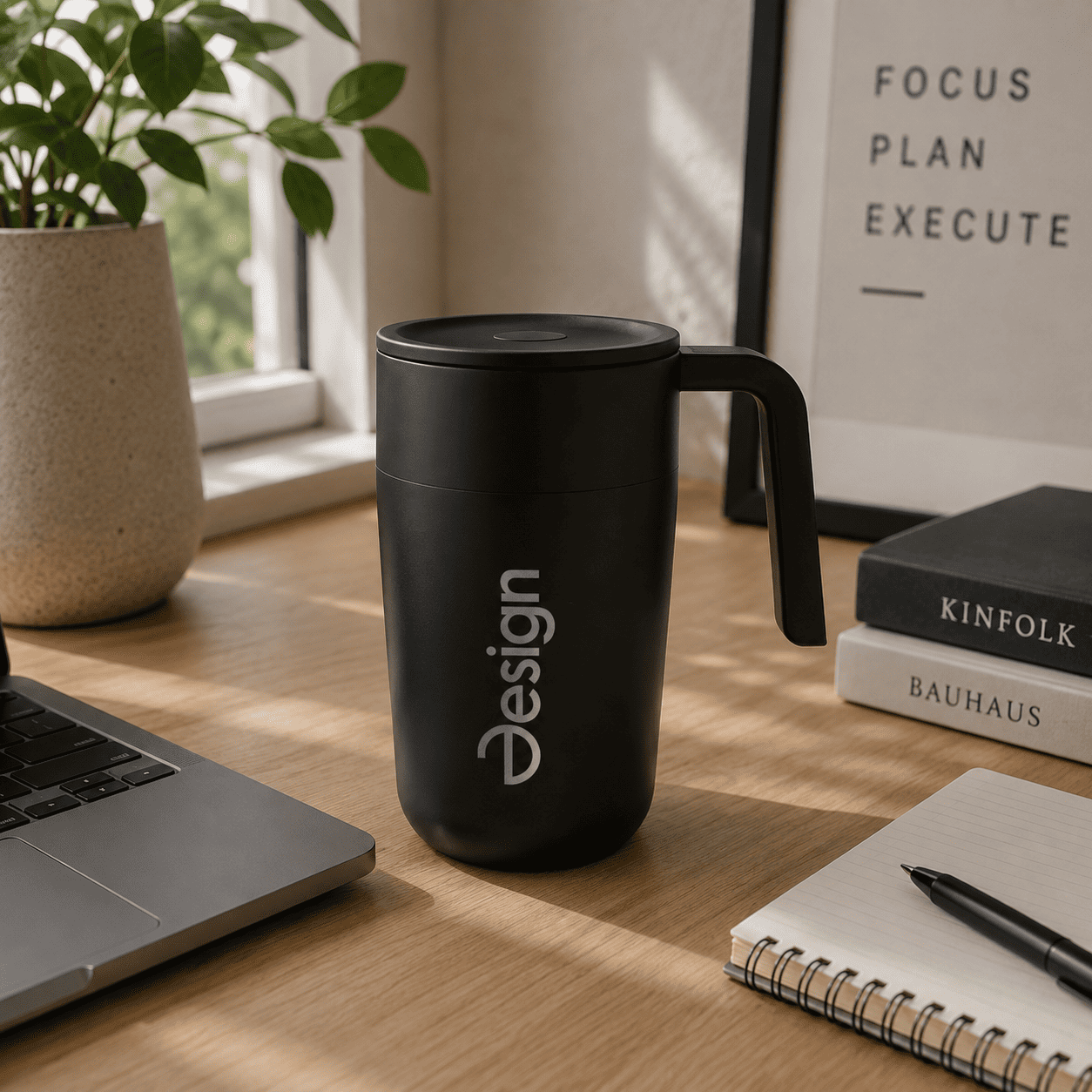 Tasse coffee-to-go - 480 ml | Acier inoxydable recyclé | Sans BPA