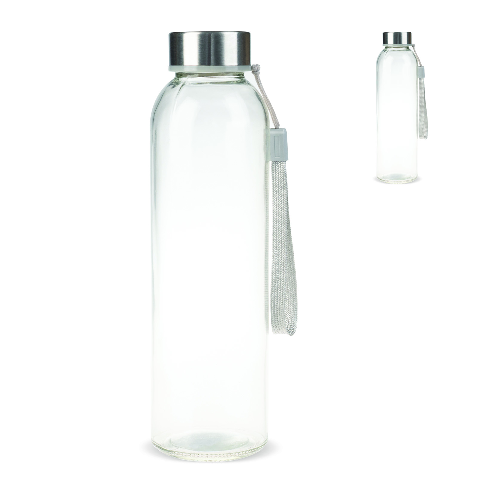 Bottiglia in vetro - 500 ml | Tappo a vite | Quadricromia