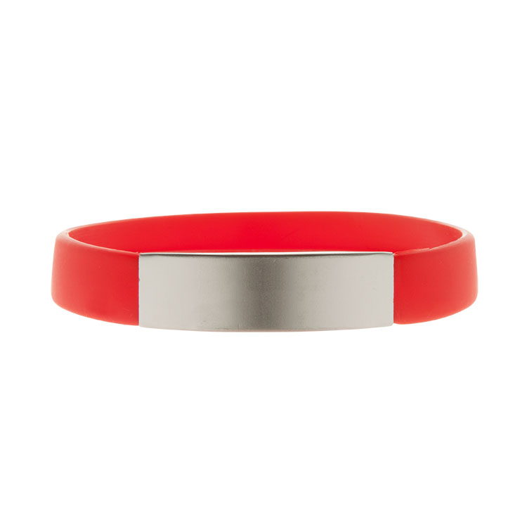 Silikonarmband Isko | Farbig | Metallschnalle | Gravur