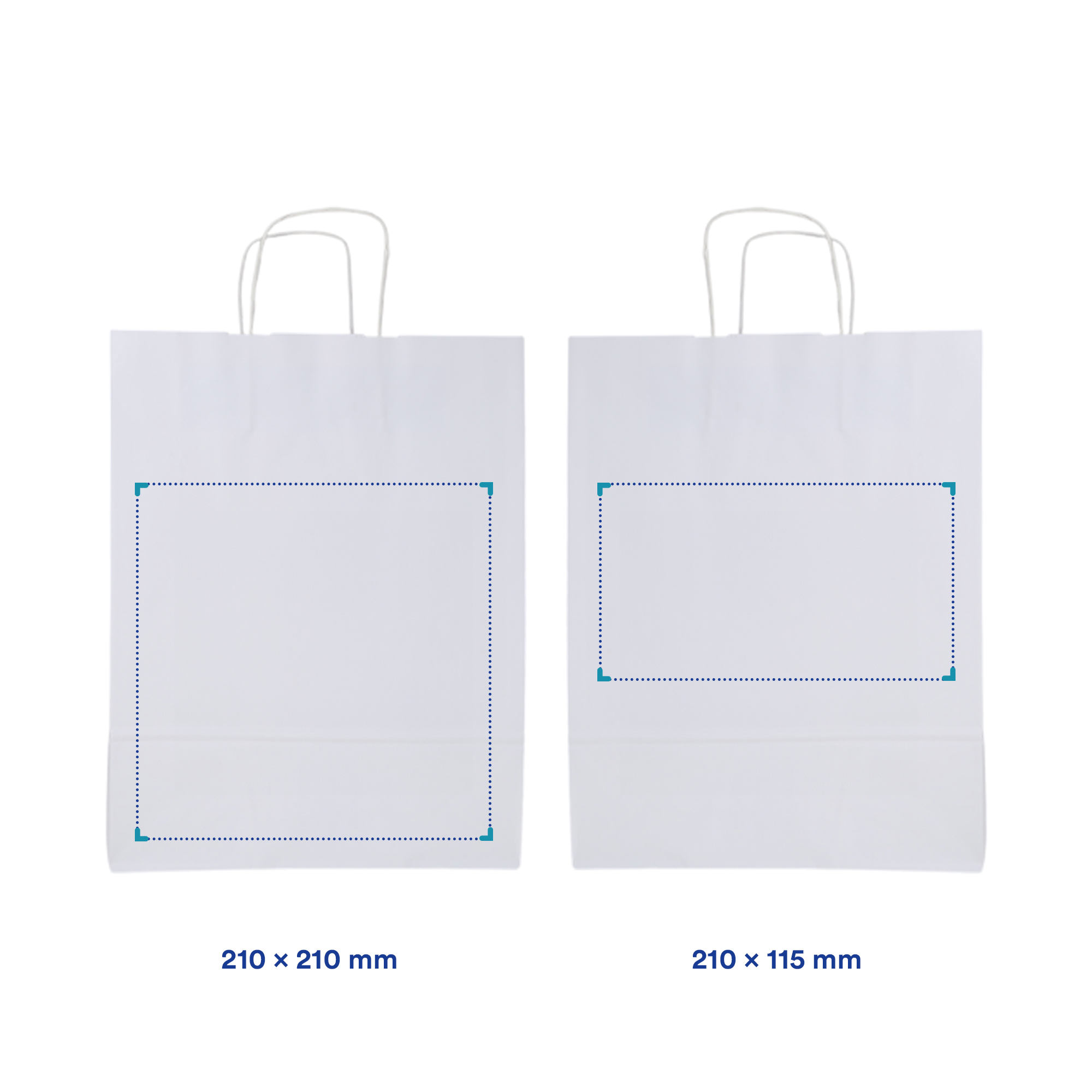 Sac en papier Olly – A4 | 90 g/m² | Quadrichromie | Certifié FSC