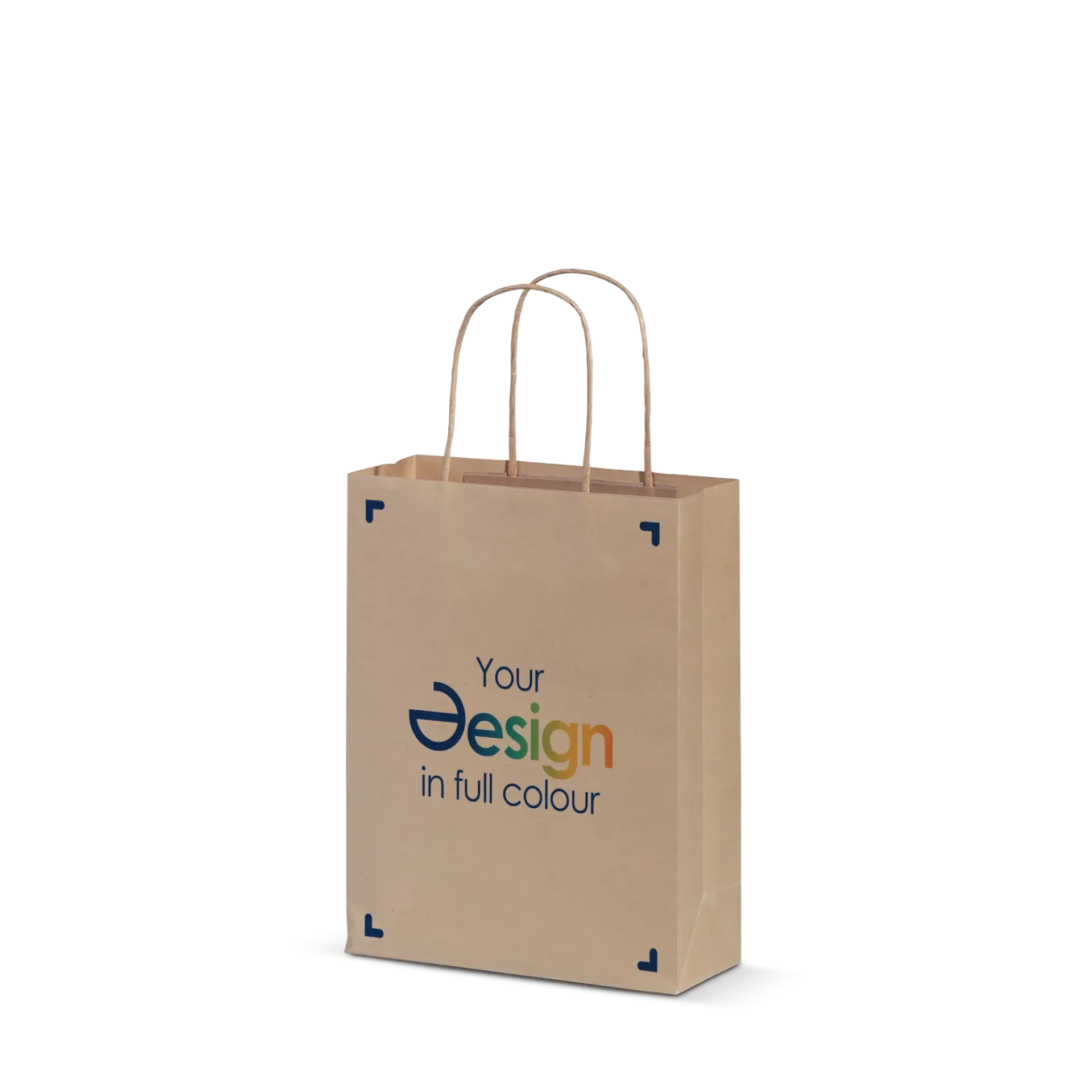 Borsa carta kraft – A5 | 90 g/m² | Quadricromia | Certificato FSC