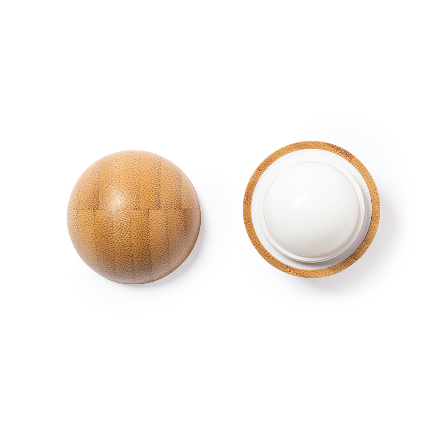 Lippenbalsem Nature – Vanille | SPF15 bescherming | Bamboe huls | Schroefdop