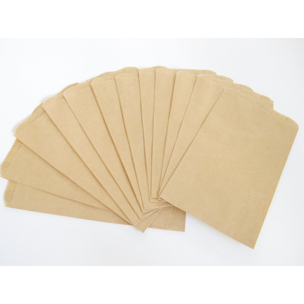 Sac de boulangerie | Papier | Fabriqué en Europe | Impression jusqu'à 3 couleurs