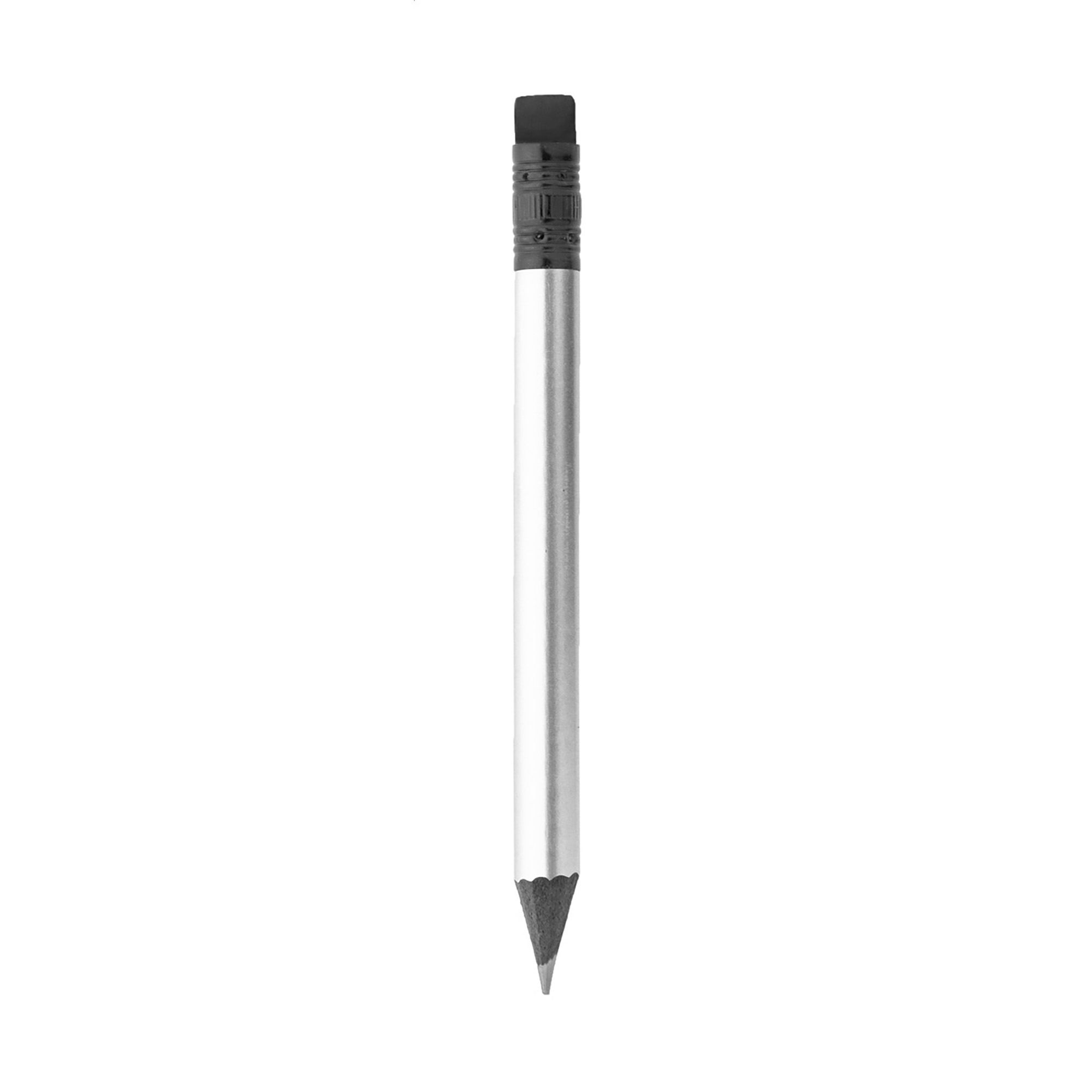 Mini-crayon avec gomme – HB | Taillé | Quadrichromie