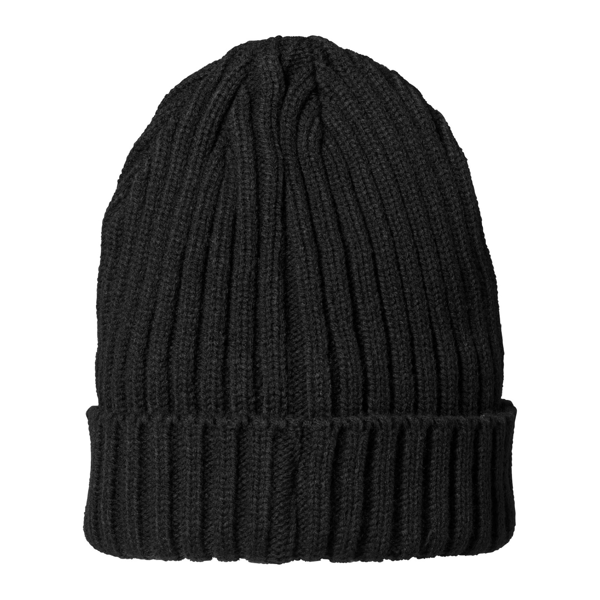 Ribgebreide muts Loek - Acryl | Met fleecevoering | Borduring