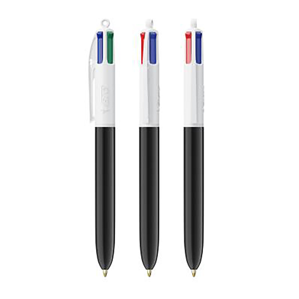 Balpen BIC - 4 kleuren | Duurzaam | 1-4 kleuren & Full Colour