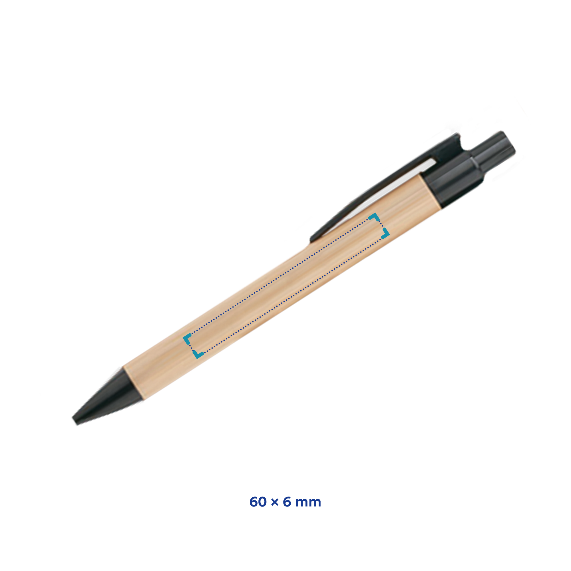 Cahier à anneaux | Bambou | A5 | Avec stylo