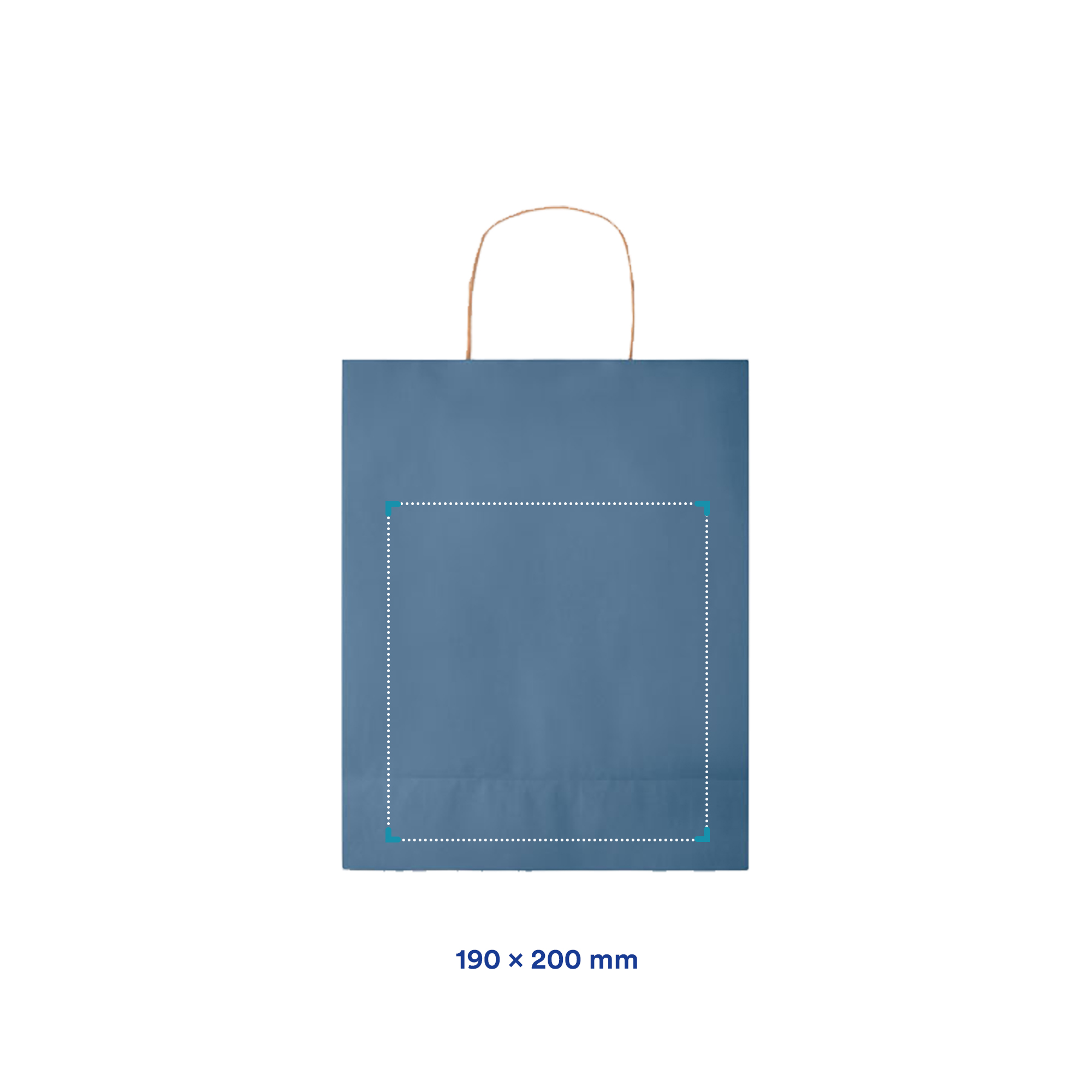 Sac en papier | A5 | Coloré | Impression jusqu'à 4 couleurs