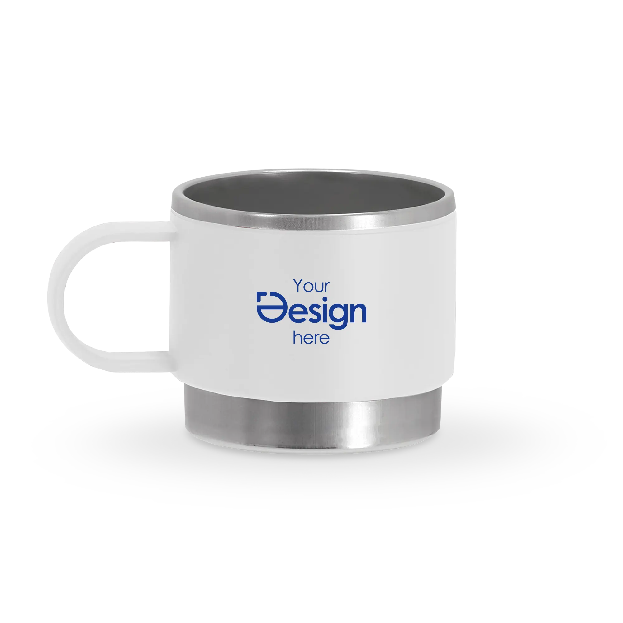 Mini tasse recyclée – 140 ml | Base inox | PP recyclé | Compacte