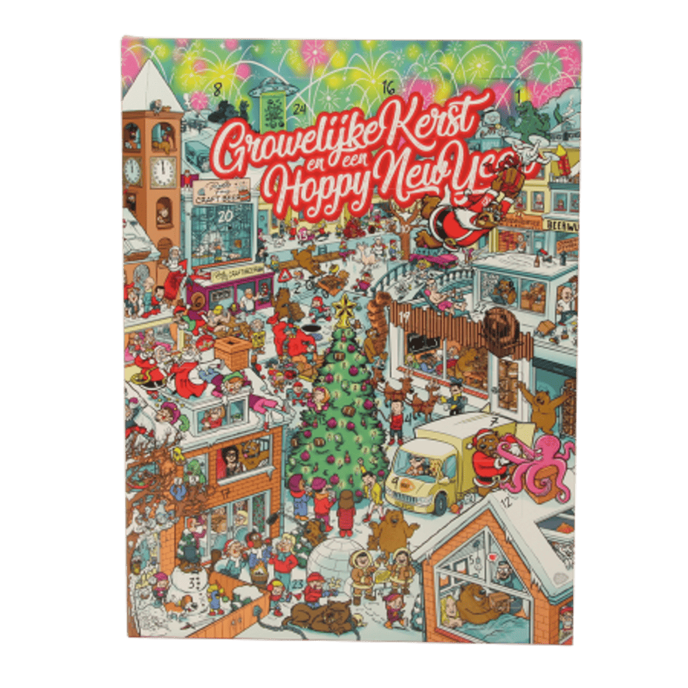 Calendrier de l’Avent A3 – Chocolat belge Callebaut | Quadrichromie | 24 cases