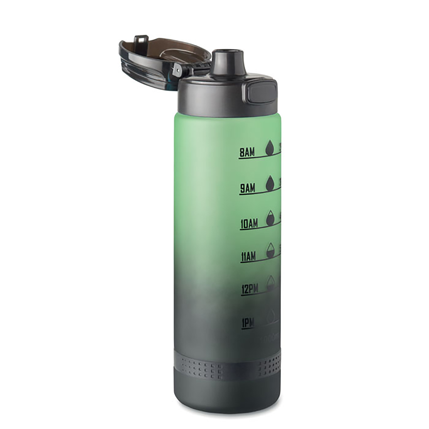 Sportbidon Rico – 1L | RPET | Schroefdop | Motiverende waterfles