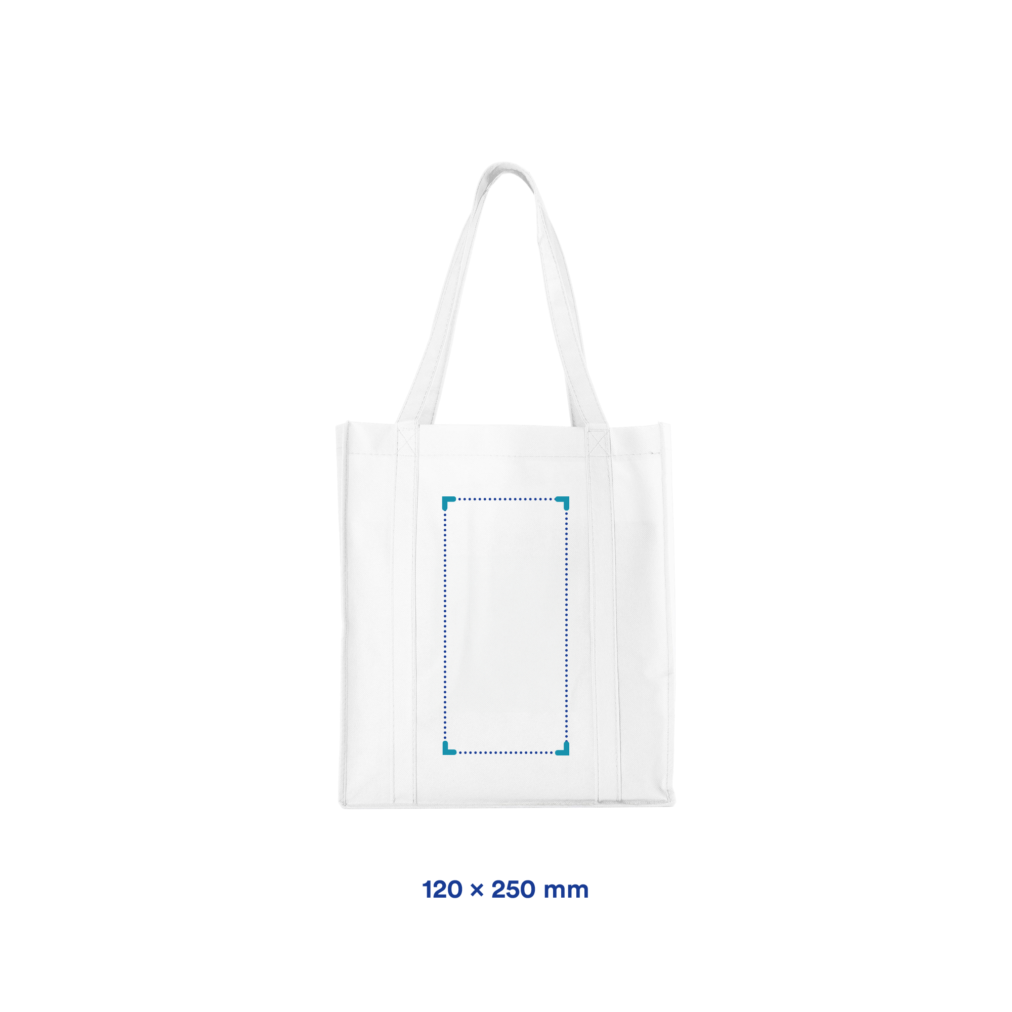 Sac shopper XL | Fond renforcé | 33 x 38 x 25 cm | Impression jusqu'à 4 couleurs