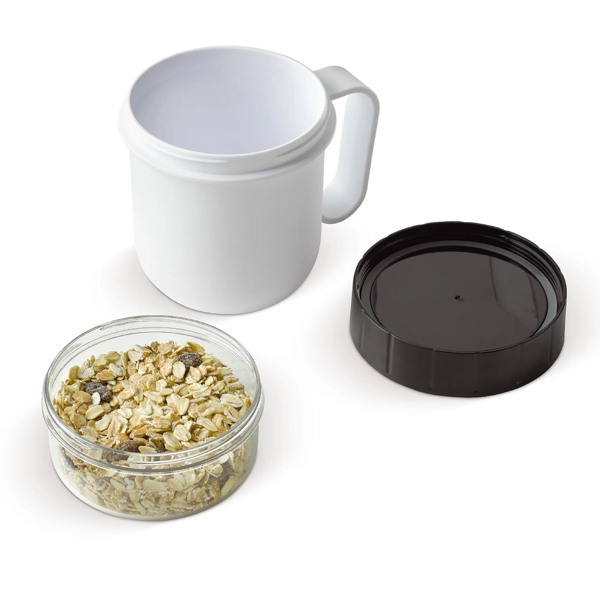 Lunchbeker Vlinder – 520+230 ml | Twee compartimenten | Lekvrij | Magnetron