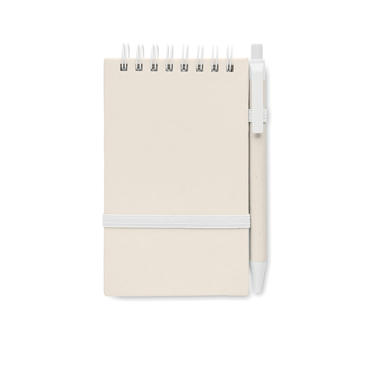 Notizbuch-Set Mika - A6 | 140 Blatt | Block + Stift | Recycelter Milchkarton