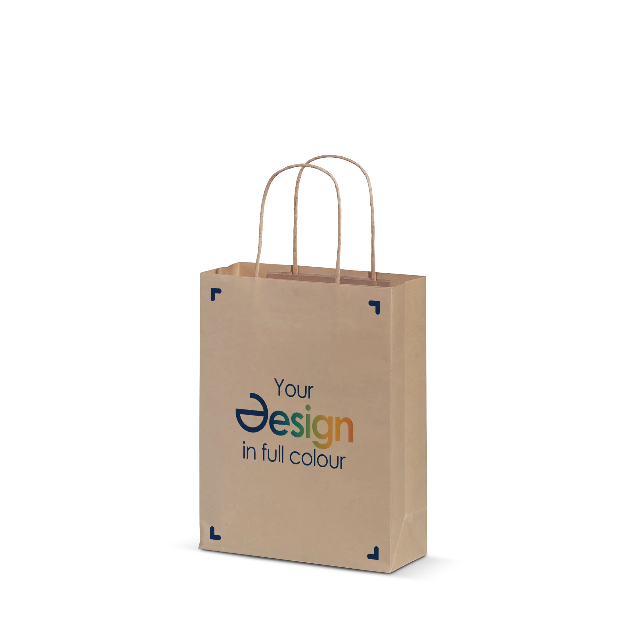 Sac kraft papier – A5 | 90 g/m² | Quadrichromie | Certifié FSC