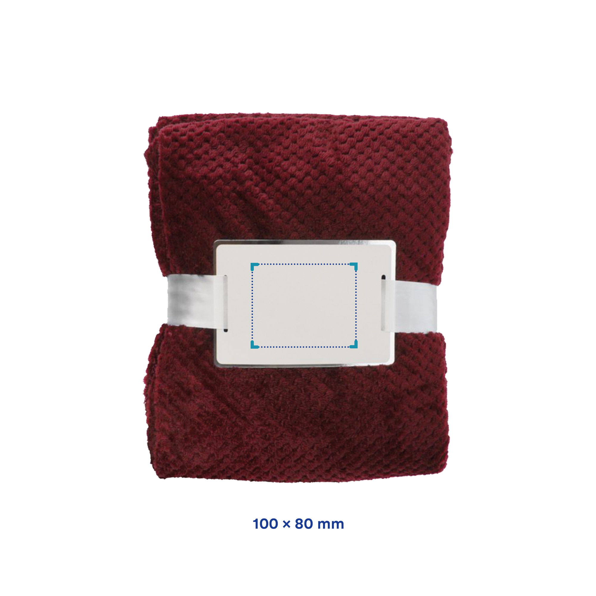 Couverture en polaire Nikolai | Motif gaufré | 230 g/m² | Emballage cadeau