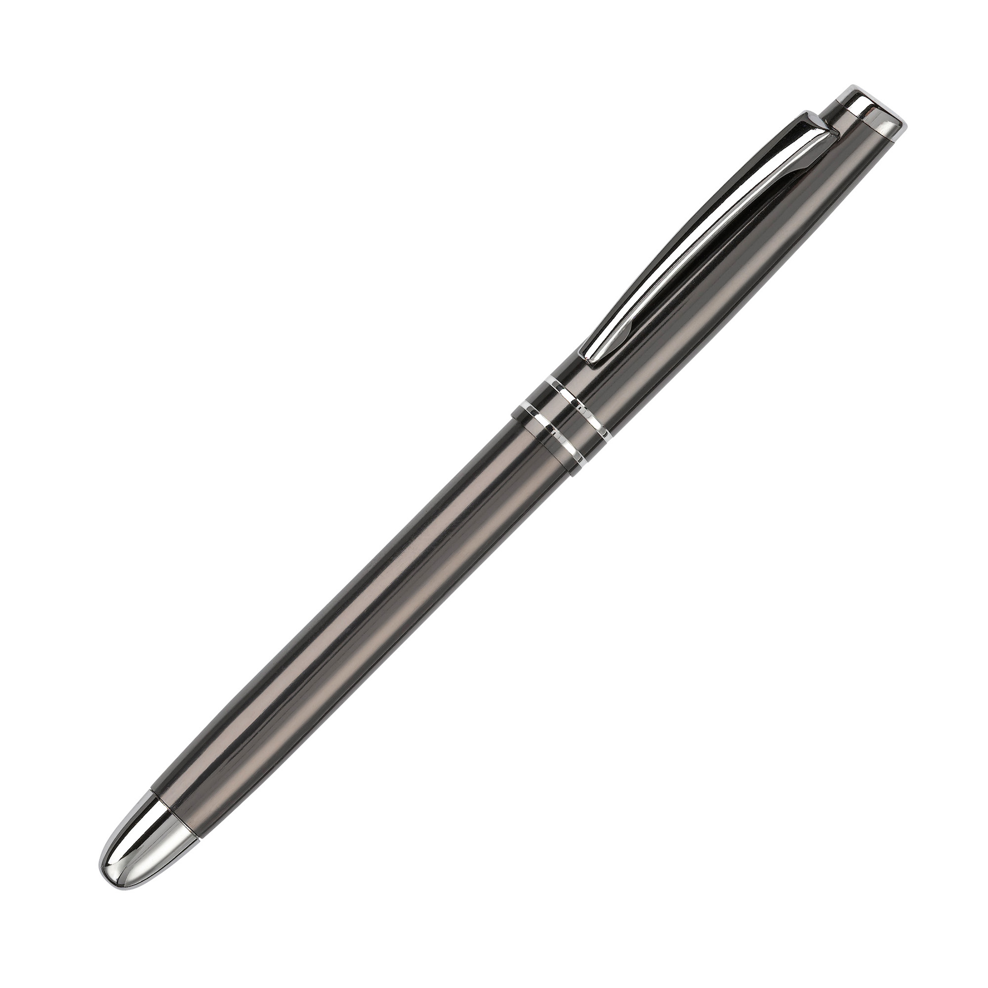 Stylo roller | Aluminium | Encre bleue | Gravure