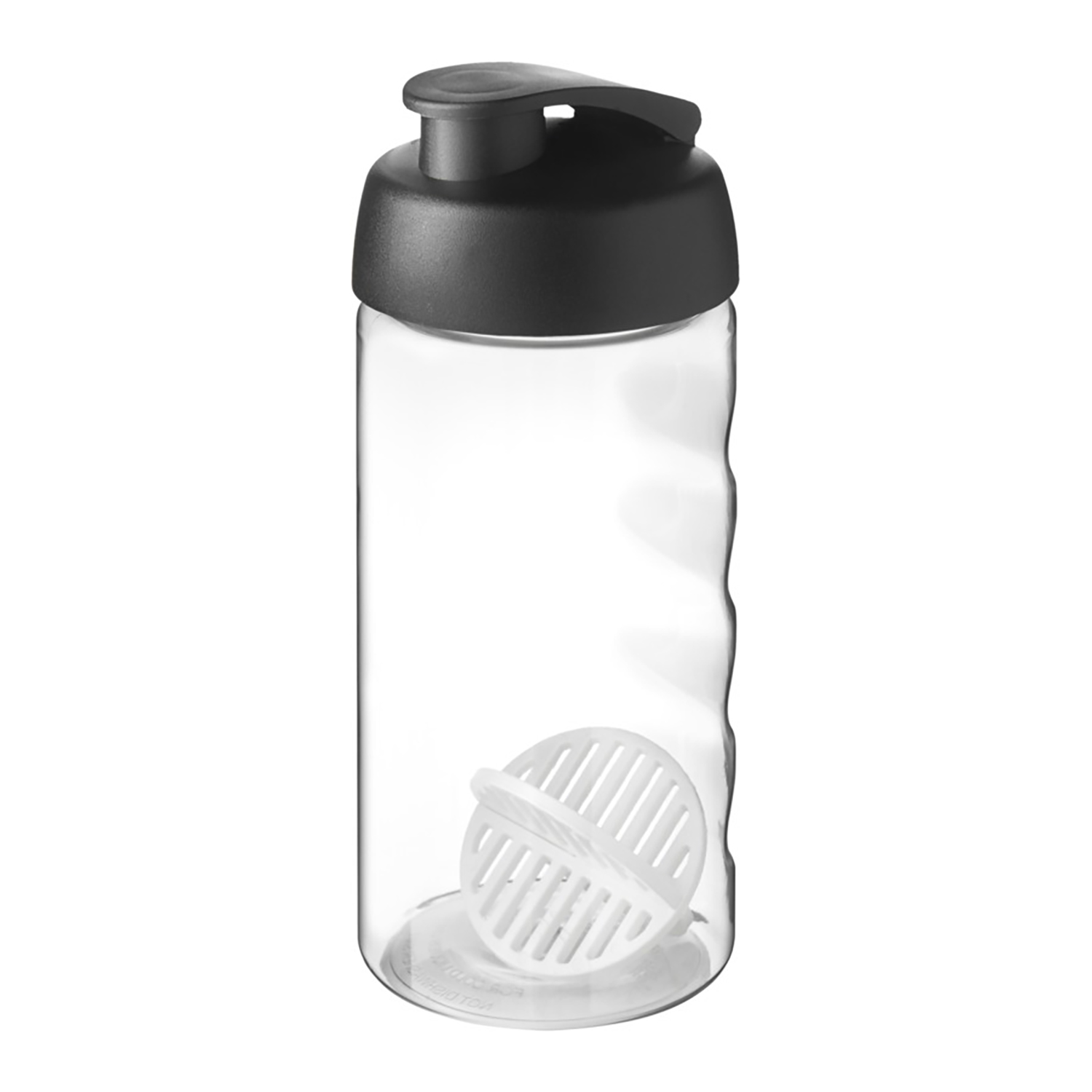 Shakerfles Lars – 500 ml | Met mixbal | Flip dop | Enkelwandig