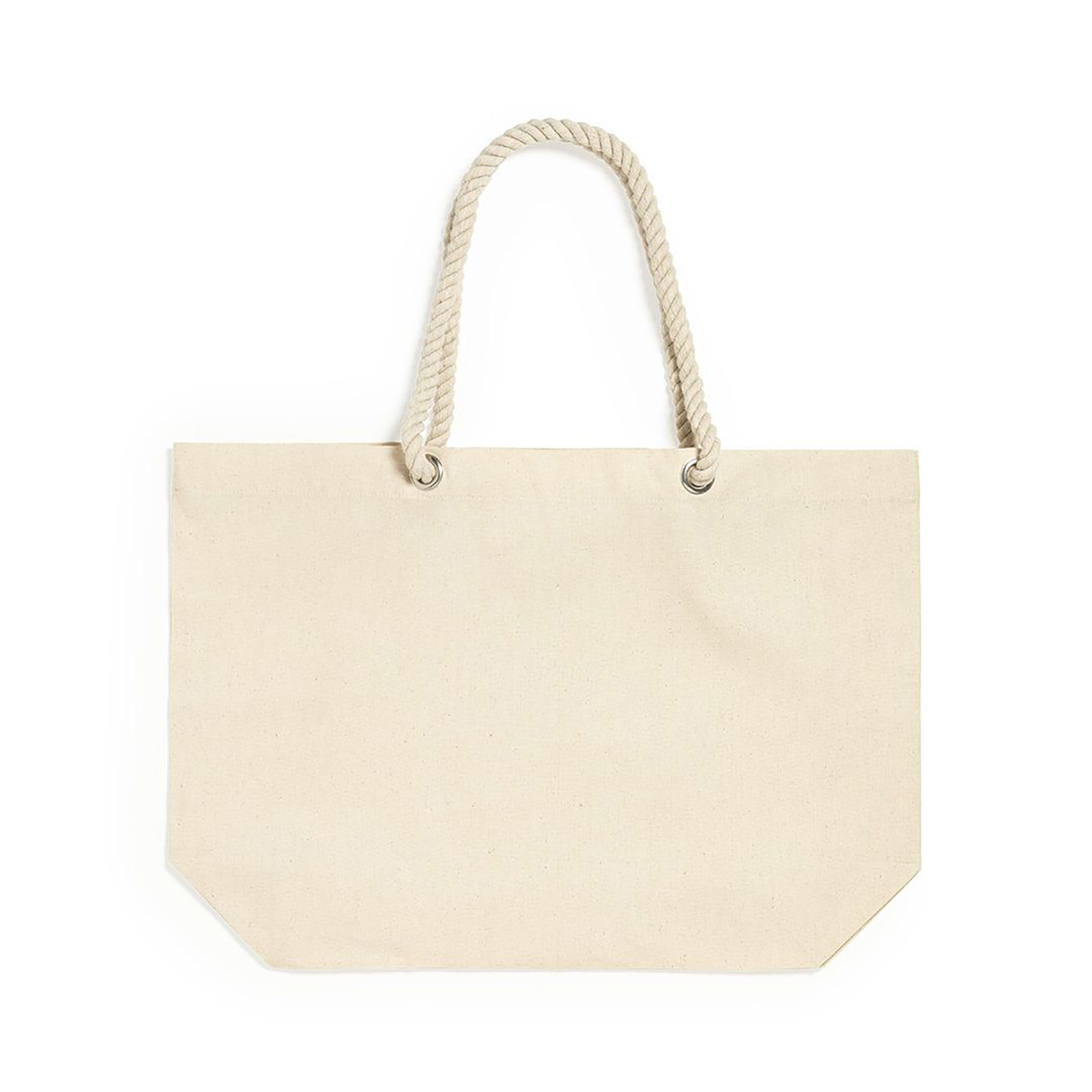 Baumwolltasche - Robustes 220 g/m² Baumwolle | 90 cm Griffe | Tragkraft 10 kg