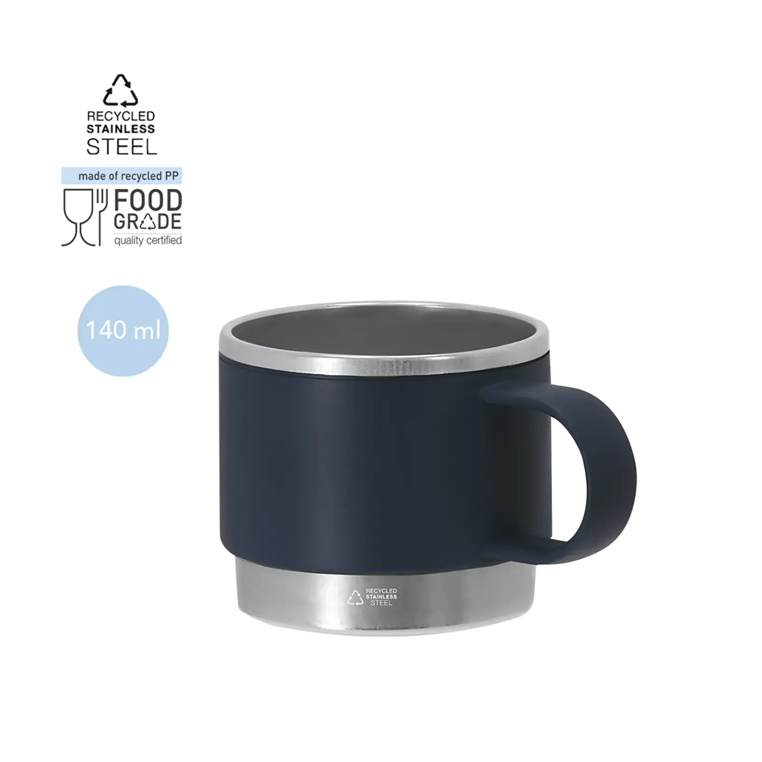 Mok Blaise – 140 ml | Gerecycled RVS