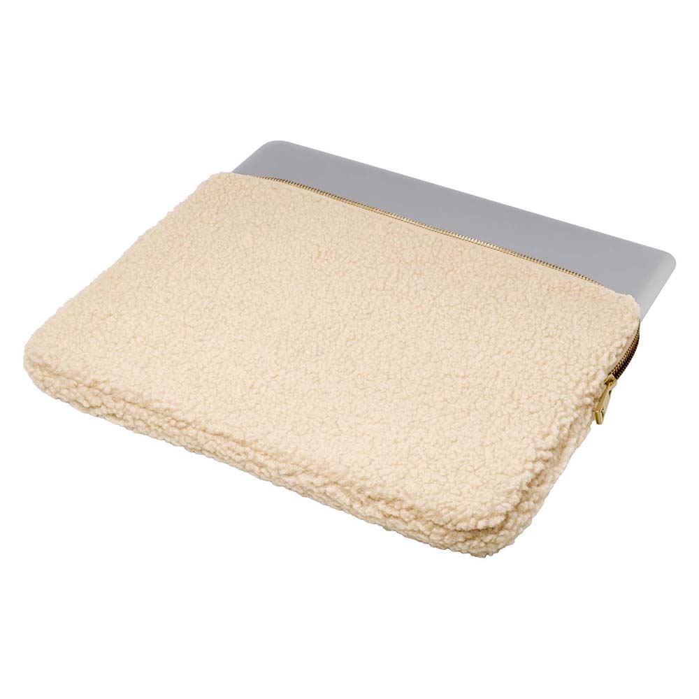 Recycelte Sherpa-Laptophülle – 13" | 2L | GRS-zertifiziert | Innenfächer | Weicher Schutz