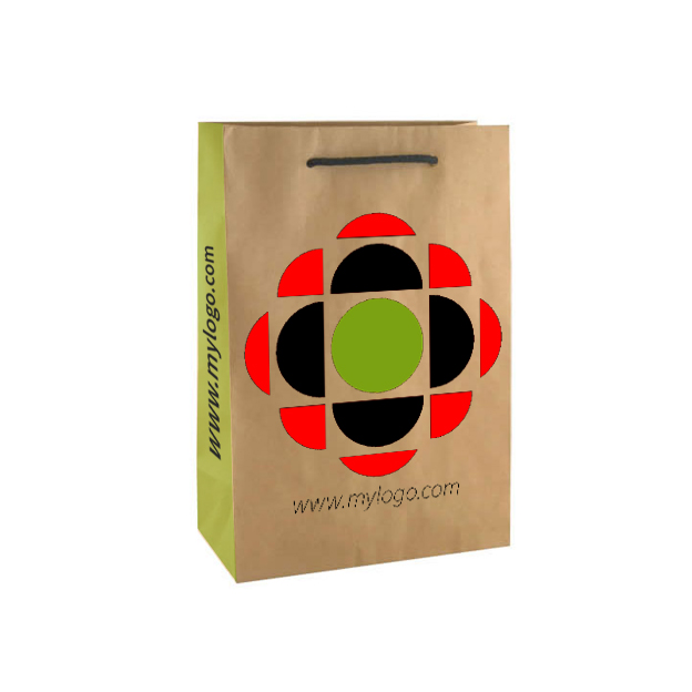 Sac en papier écologique A5 | Papier recyclé | 100% FSC | Impression intégrale