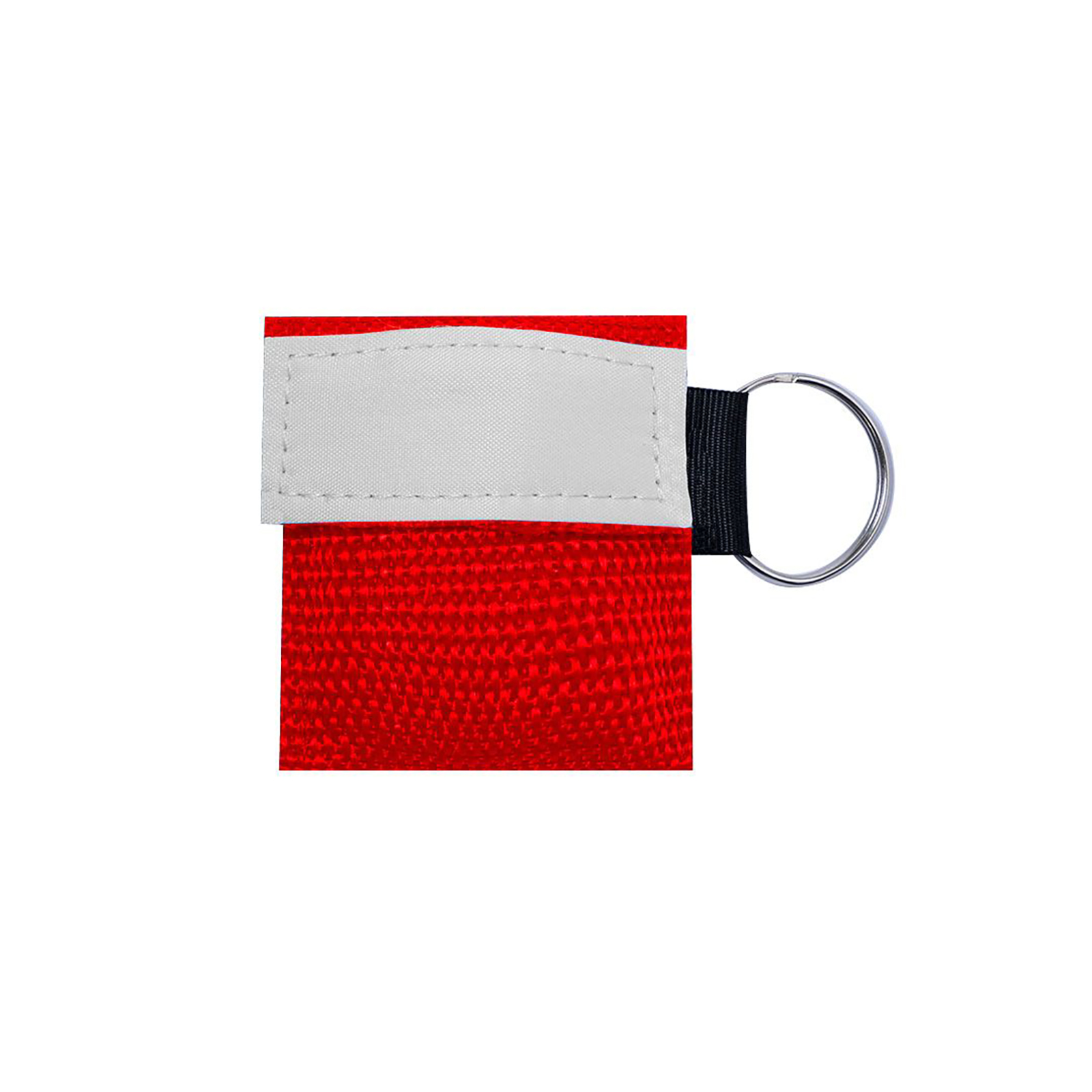 Portachiavi maschera – Plastica riciclata RCP | Con gettone carrello | Design compatto | Anello in metallo
