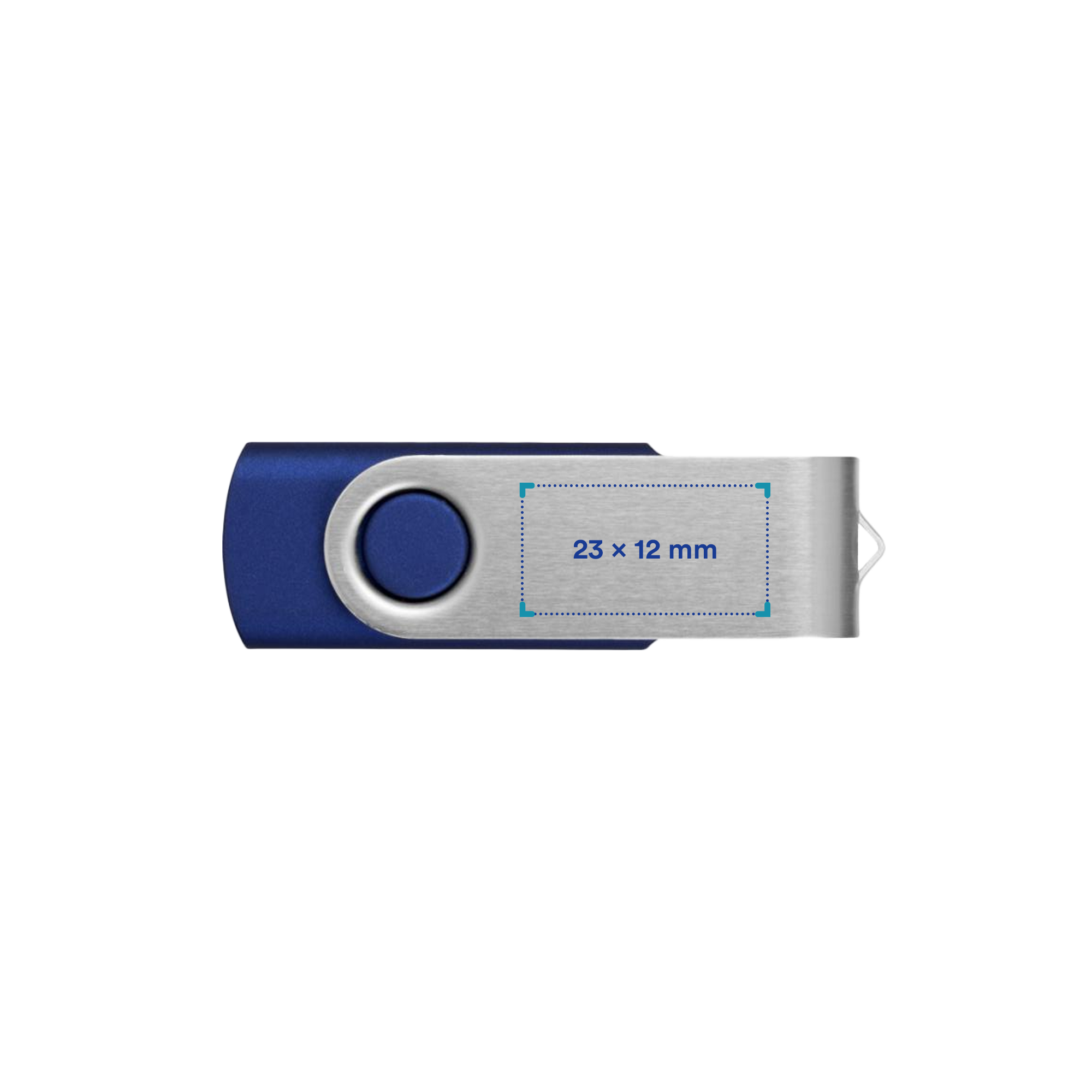USB-stick Rotate | 2 GB | Snel | Gravure & tot 2 kleuren bedrukking