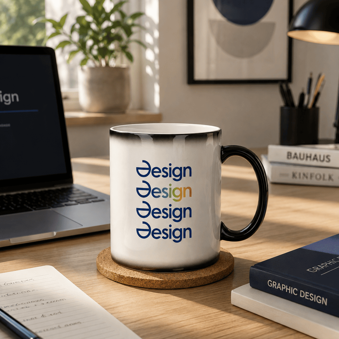 Mug magique – 300 ml | Céramique | Effet thermosensible | Forme classique