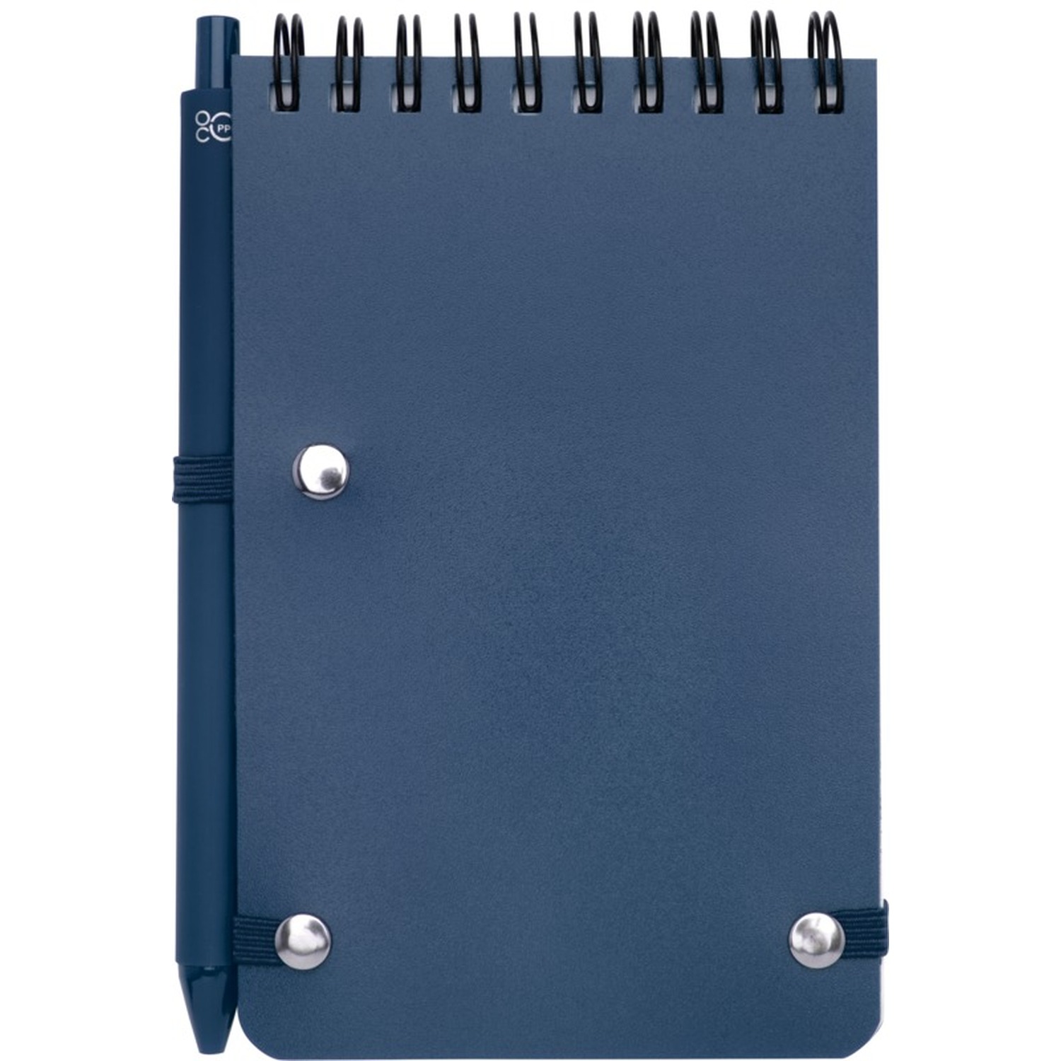 Taccuino in plastica ocean-bound – A6 | Copertina rigida | Con penna | 80 fogli