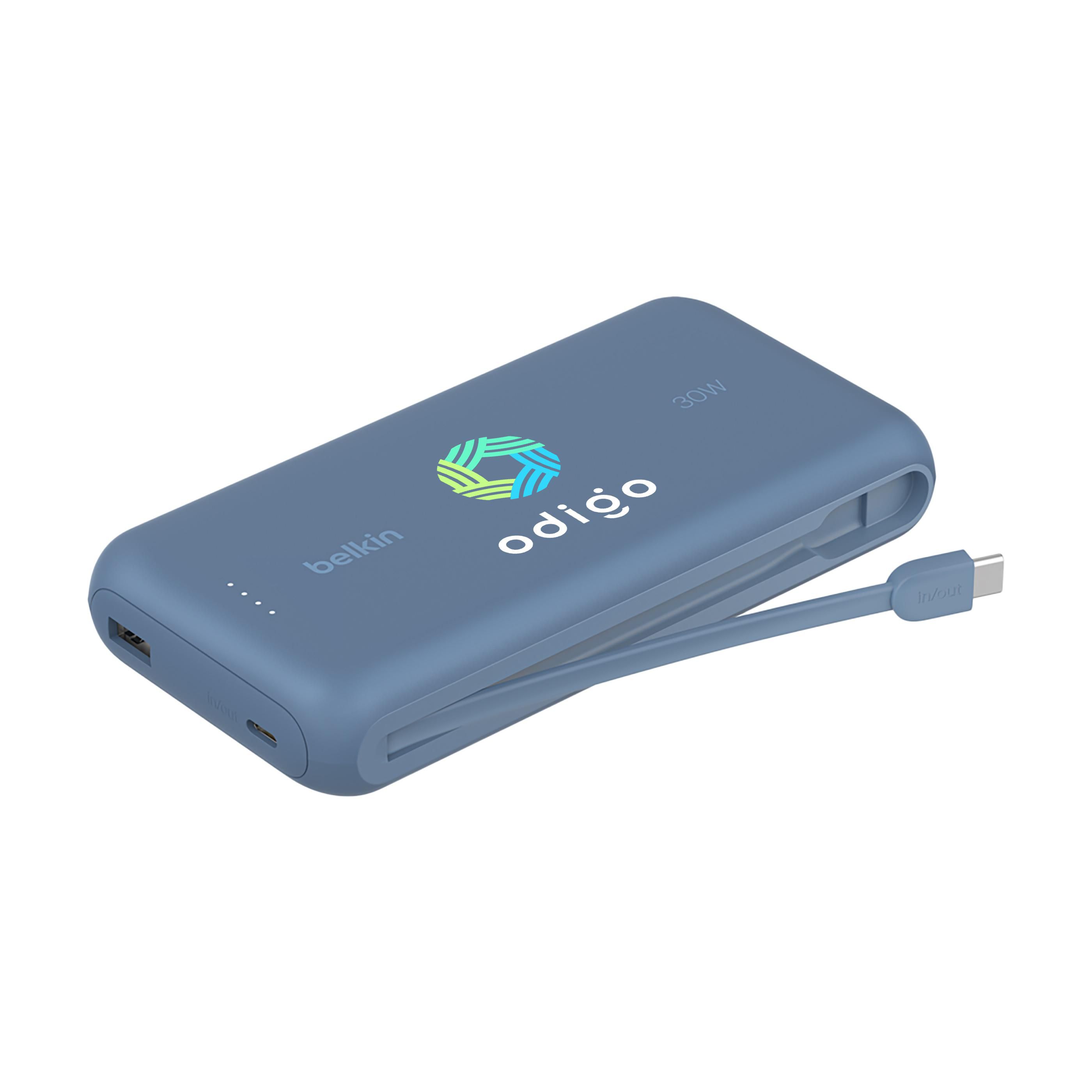 Batterie externe – Câble USB-C intégré | 20 000 mAh | Power Delivery 30 W