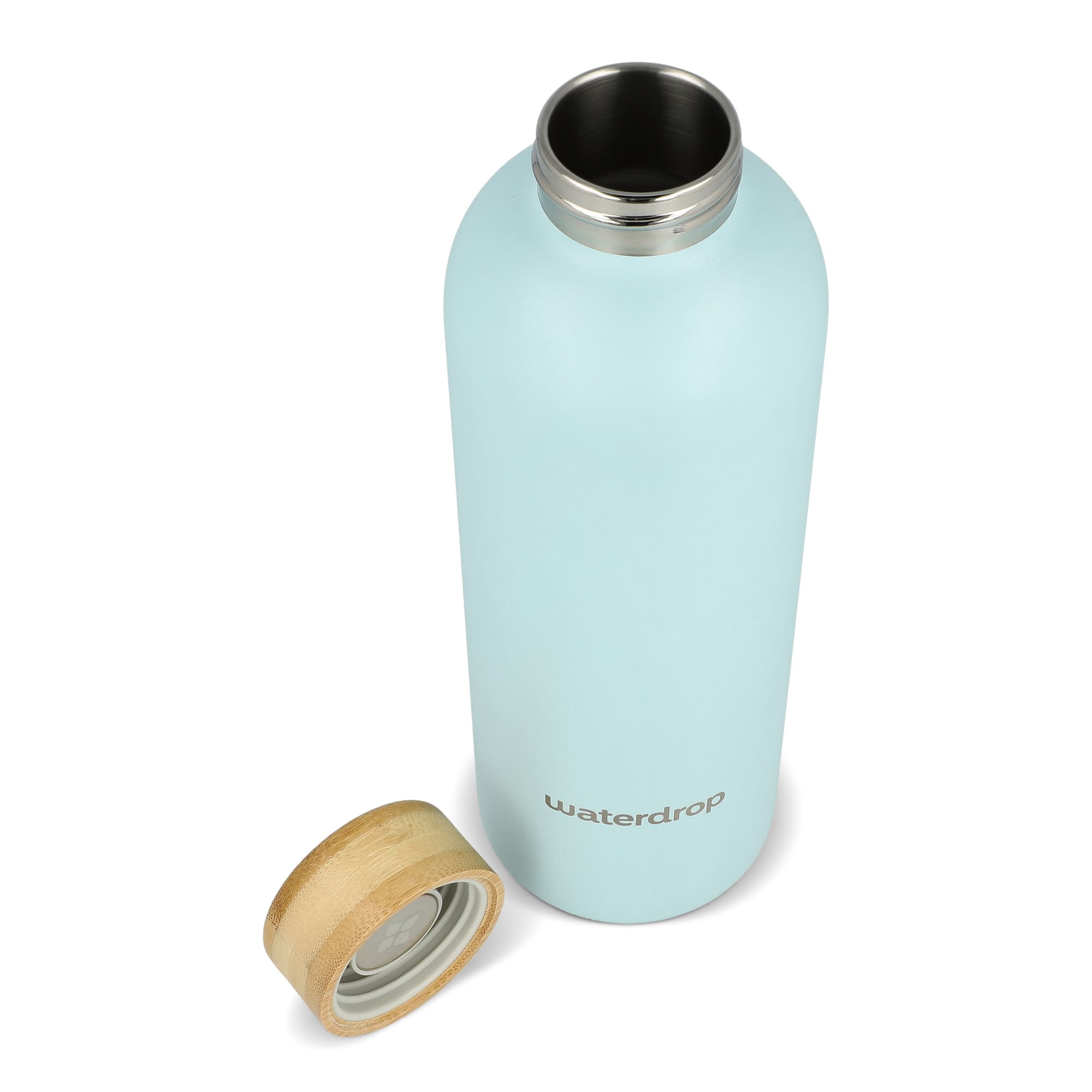 Waterdrop Classic Bottiglia termica – 600 ml | Acciaio inox | Tappo bambù