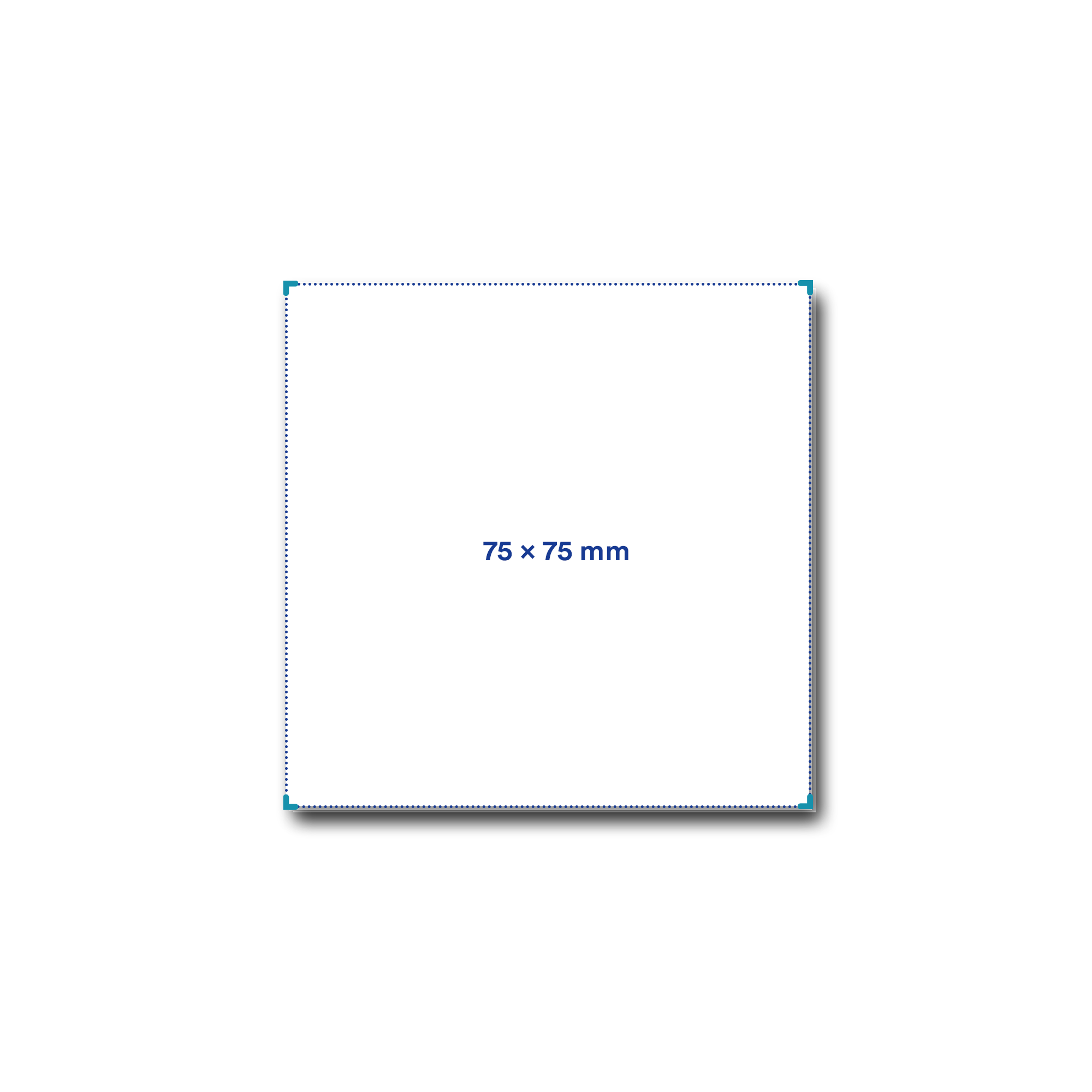 Post-its Tess – Vierkant | 25-100 vellen | 75 x 75 mm | Full Colour
