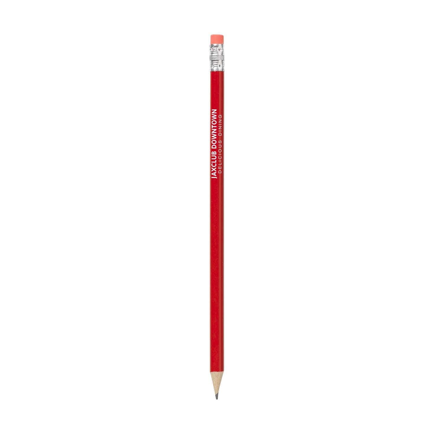 Crayon HB | Taillé | Avec gomme | Impression 1 couleur
