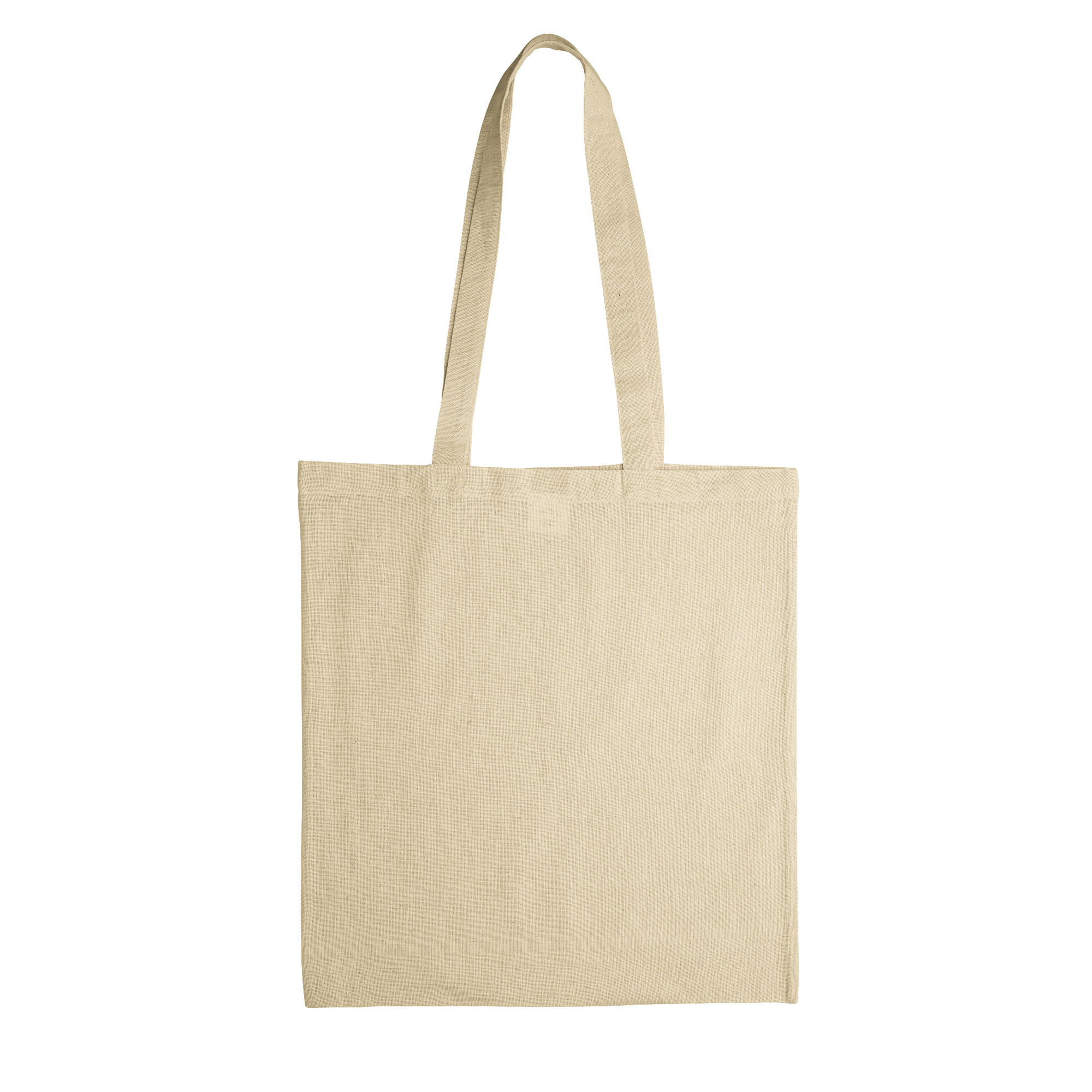 Borsa a tracolla in cotone OEKO-TEX® – 140 g/m² | Manici lunghi | Leggera