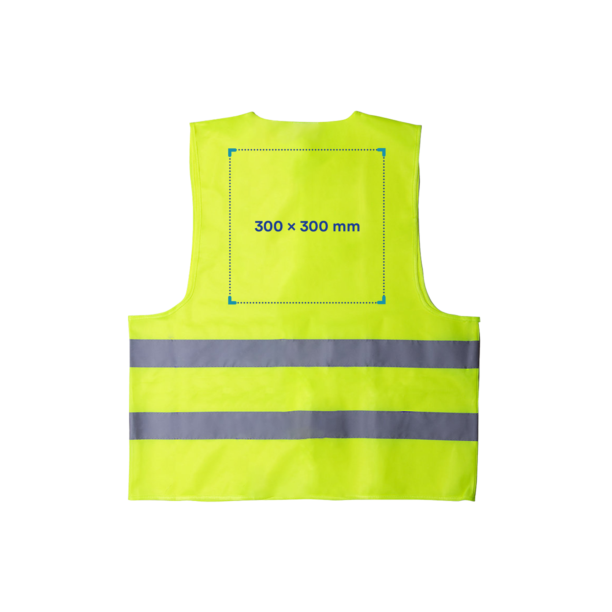 Warnweste Kronos | Einheitsgröße XL | EN20471 | Großer Druckbereich