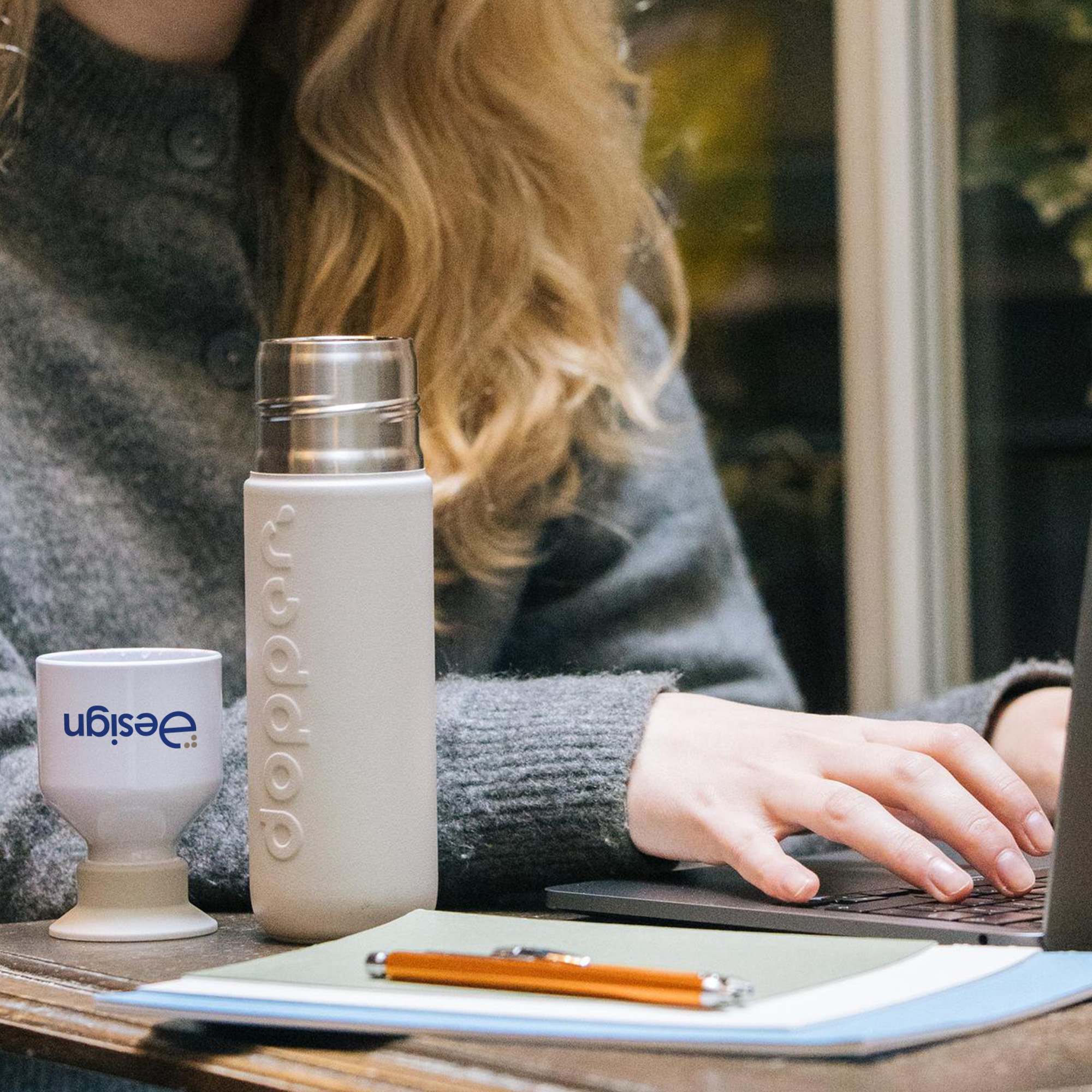 Dopper Isolé - 350 ml | Bouteille Thermos | Quadrichromie