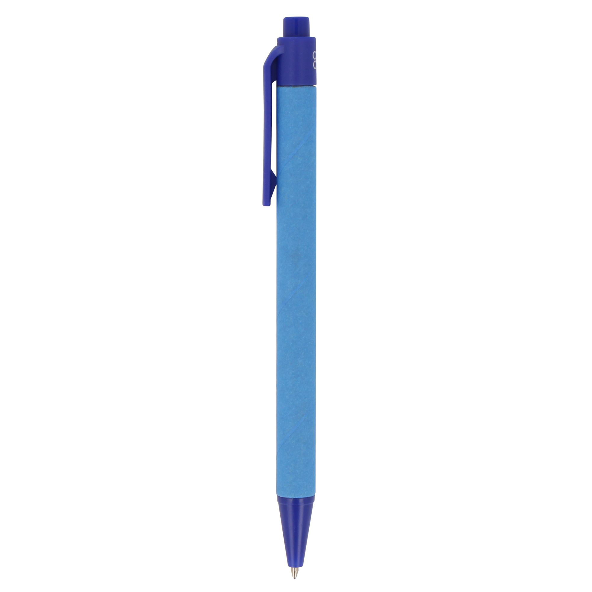 Stylo – Papier recyclé & RPP | Encre bleue | Mécanisme à bouton-poussoir
