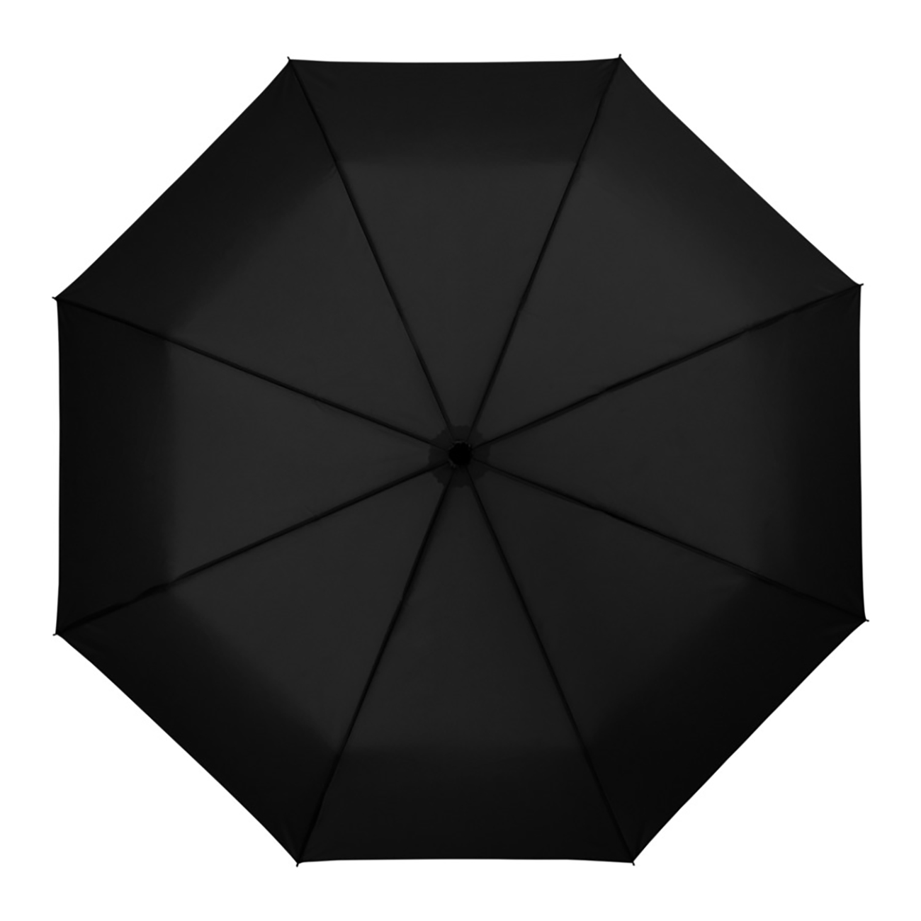 Parapluie pliant automatique – 21 pouces | Baleines en fibre de verre | Poignée caoutchoutée | Avec étui