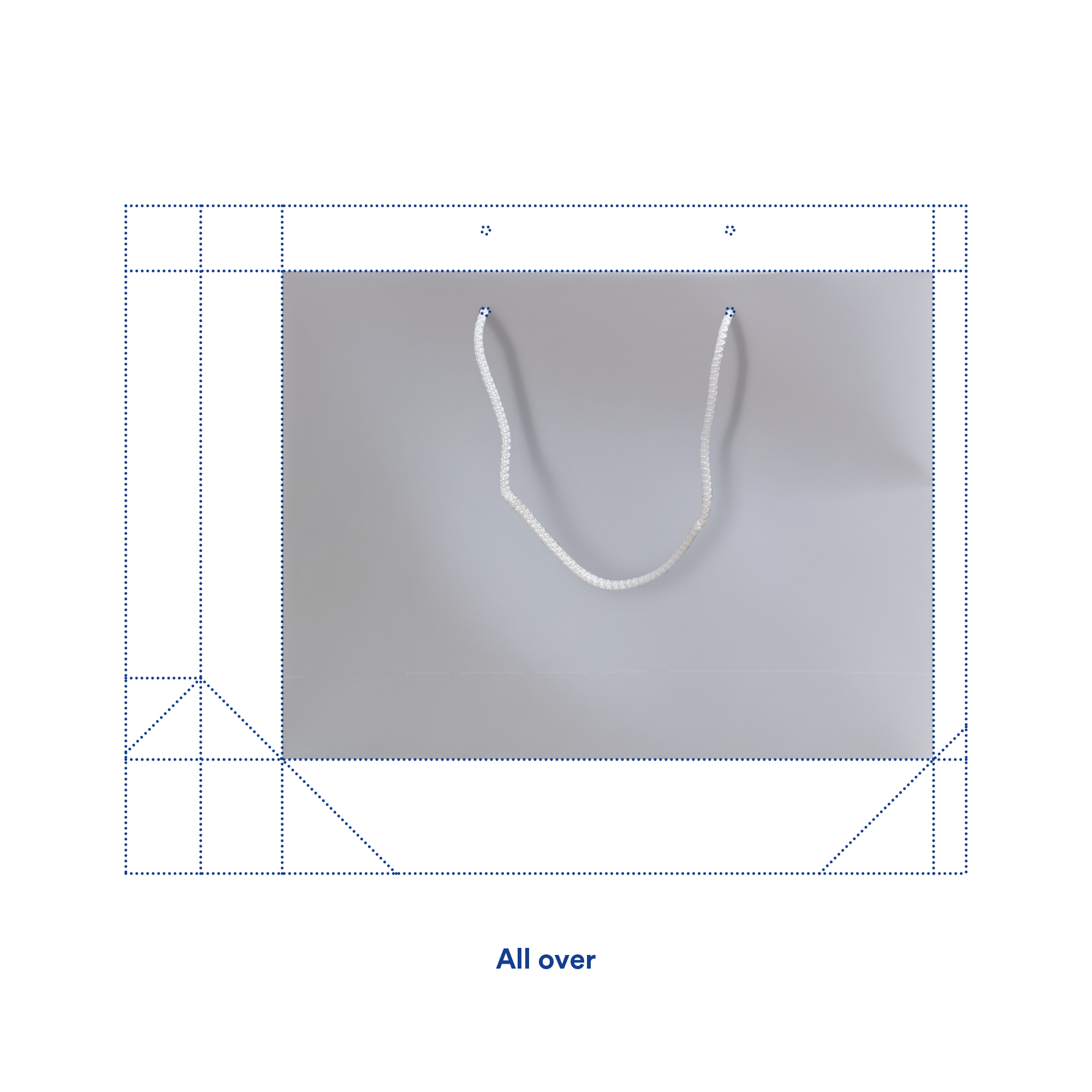 Shopper lucida - A4 | Stampa all-over | Certificato PEFC