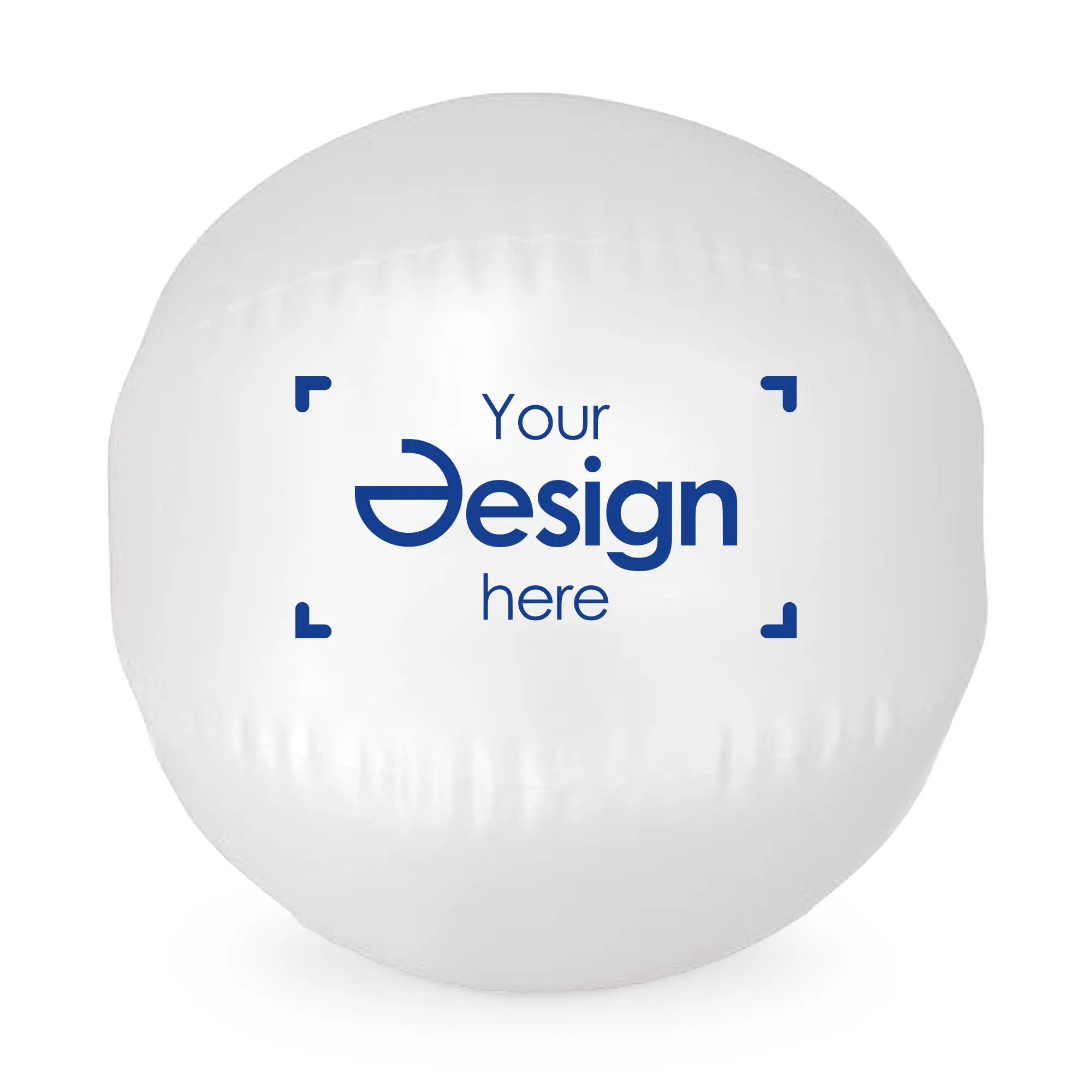 Ballon de plage | ⌀ 40 cm | Blanc | 2 panneaux imprimés