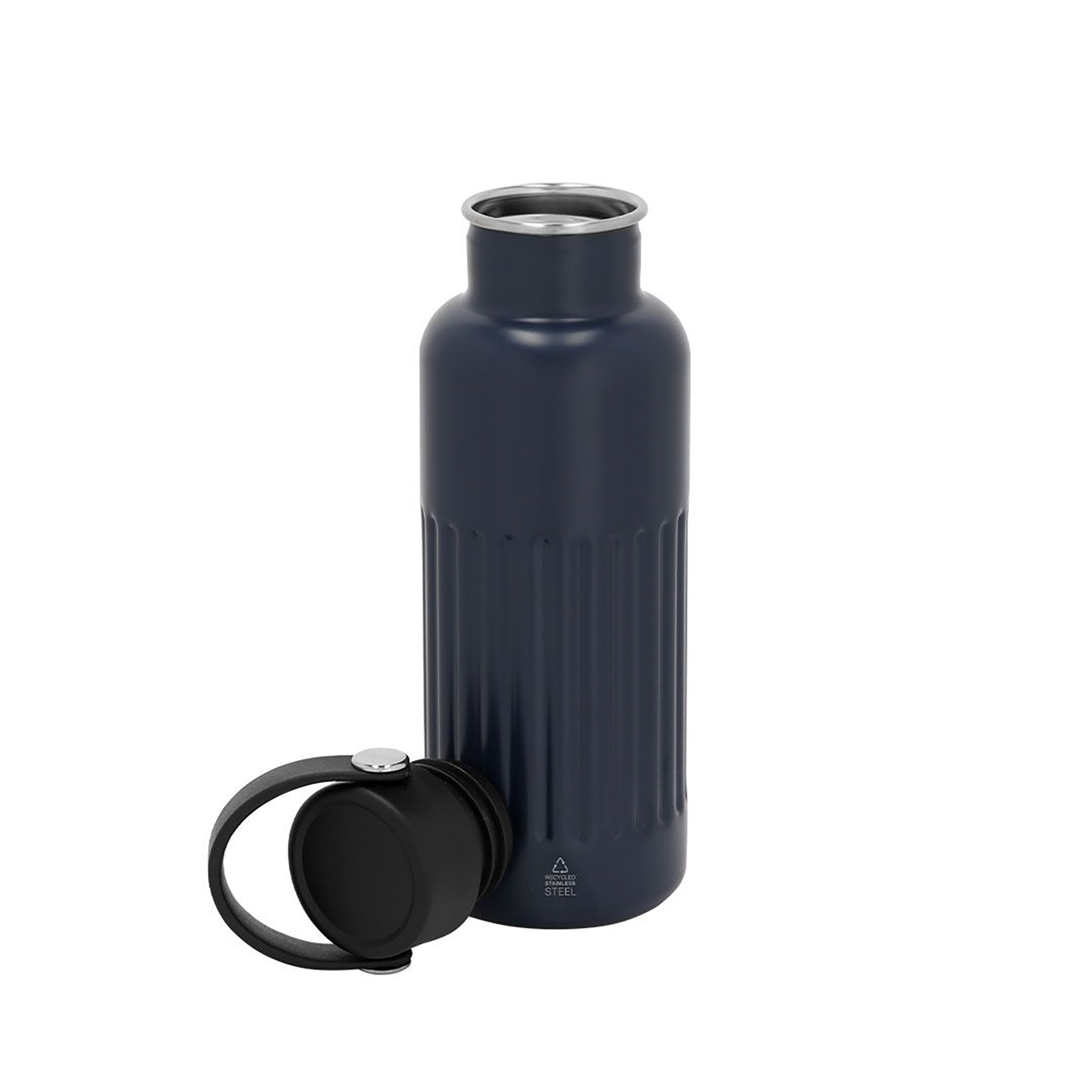 Thermosfles Daan - 500 ml | Gerecycled RVS | Met handvat