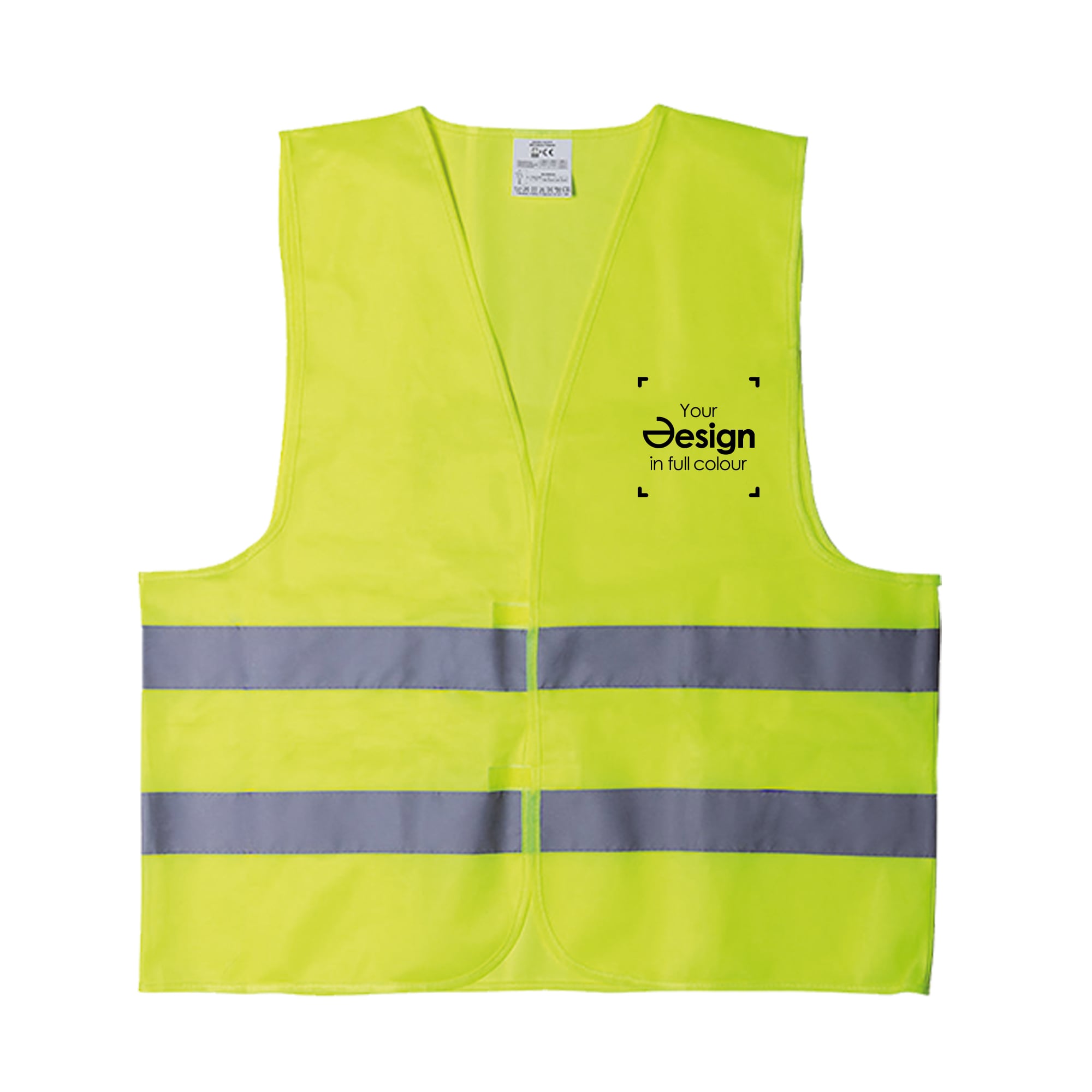 Gilet di sicurezza - XL | EN20471 | Ampia superficie di stampa