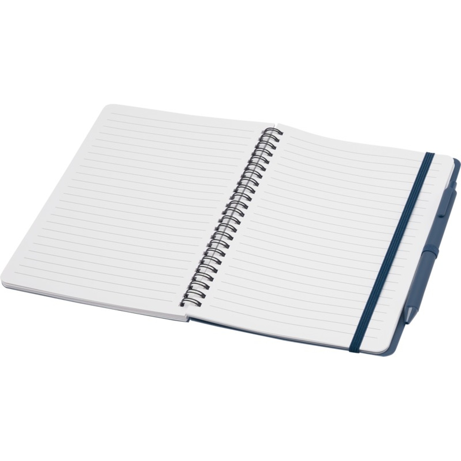 Taccuino in plastica ocean-bound – A5 | Copertina rigida | Con penna | 80 fogli