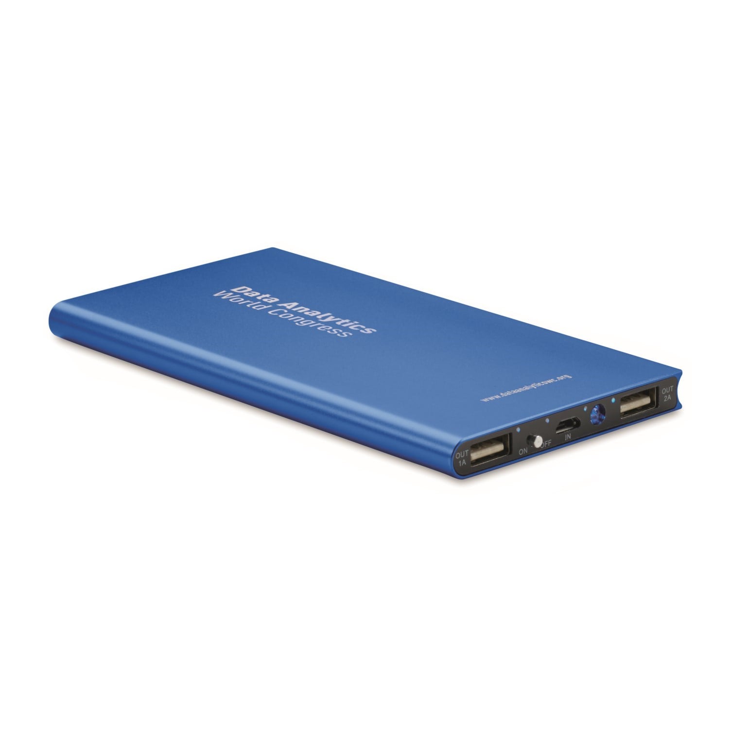 Powerbank Marlin | 8000 mAh | Aluminium | Vollfarbe
