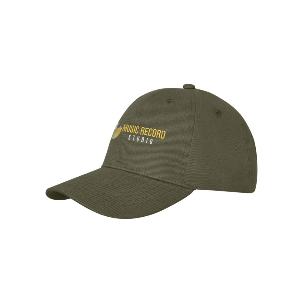 Kappe – 100% Baumwolle | 6-Panel | Vorgebogener Schirm | Verstellbare Metallschnalle